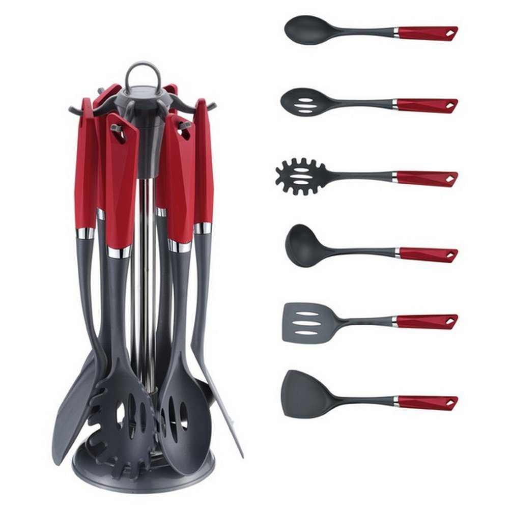 Michelino Kochlöffelhalter 7-tlg. Küchenhelfer-Set + Ständer günstig online kaufen