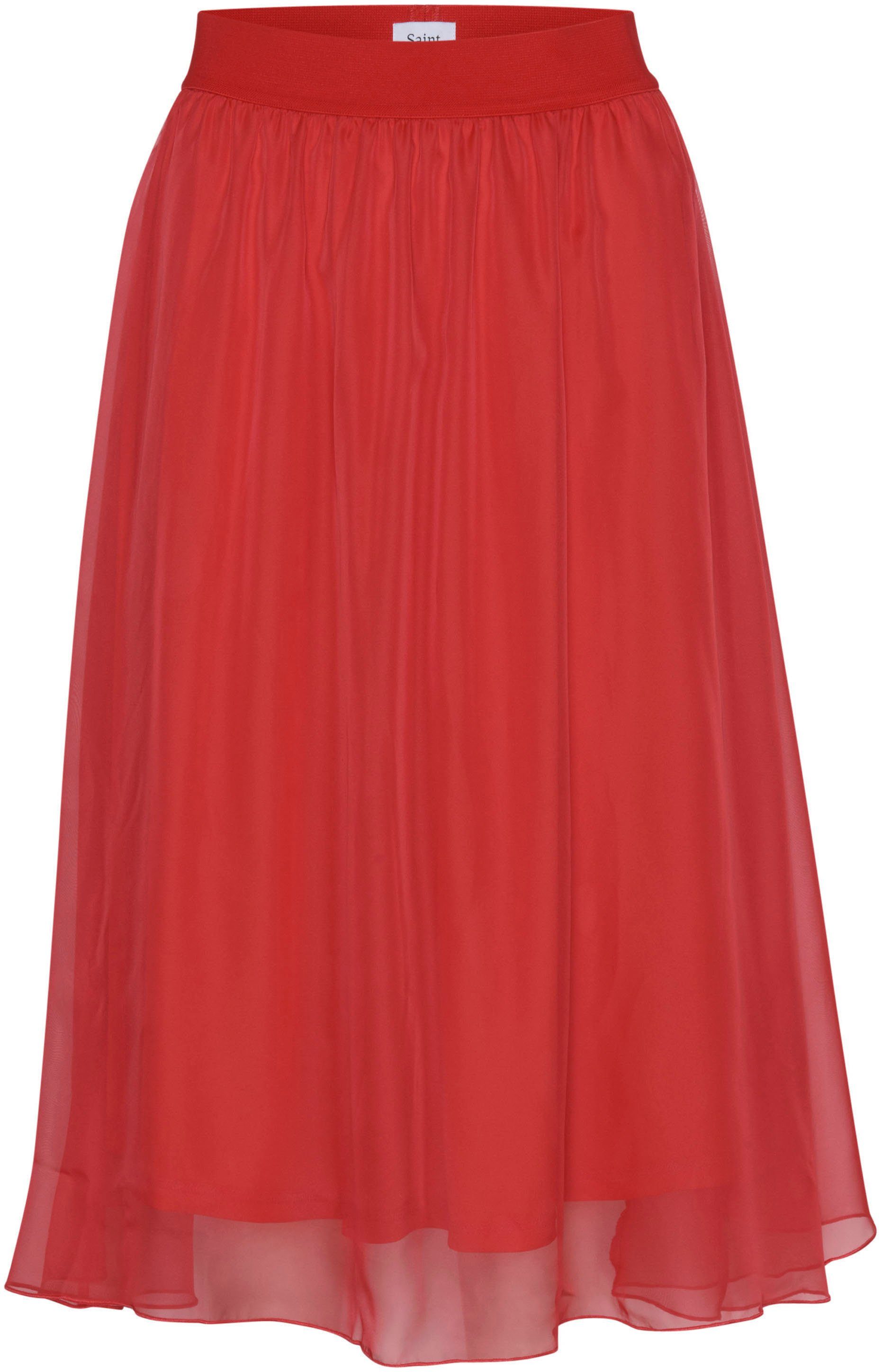 Saint Tropez CoralSZ Skirt Maxirock Hibiscus