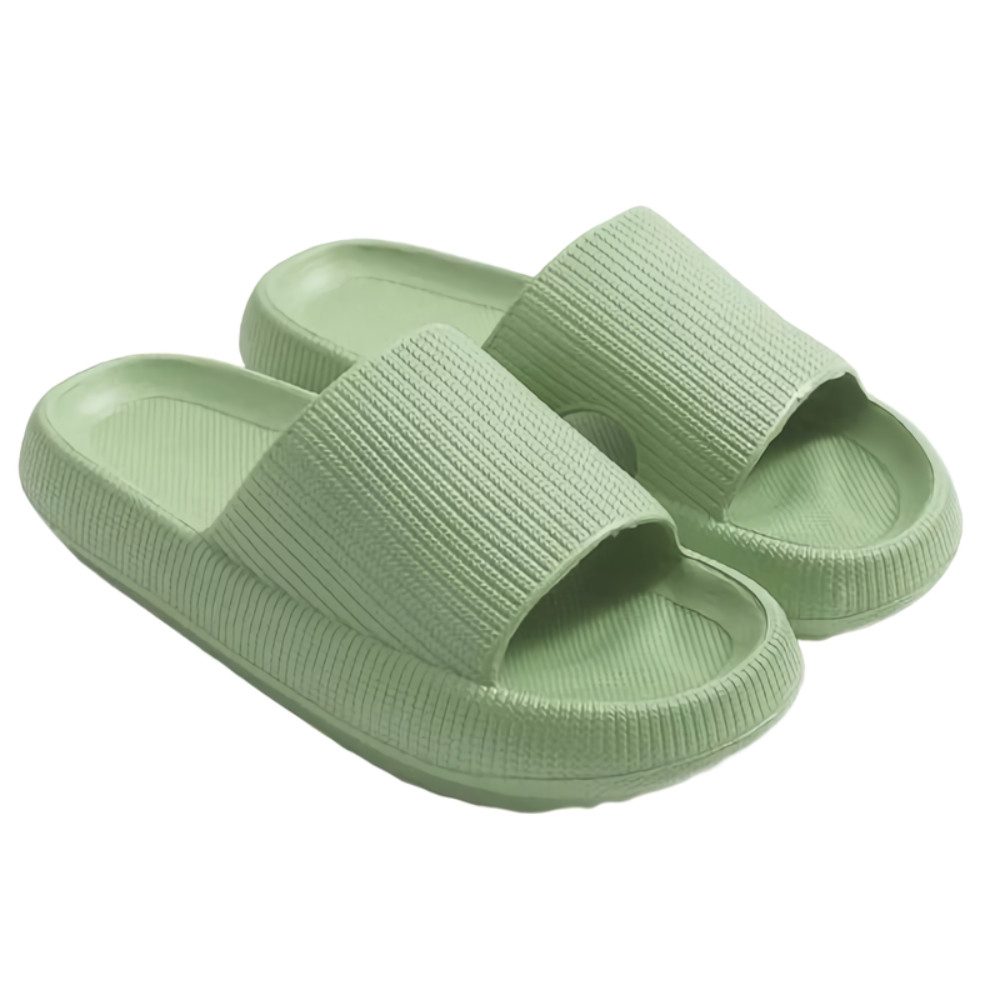 Blusmart Damen Herren Badeschuhe Badepantolette (EVA Rutschfest Pantoletten, Dicke Sohle bequeme) für Badezimmer, Schlafzimmer, Wohnzimmer, Strand, Freizeit