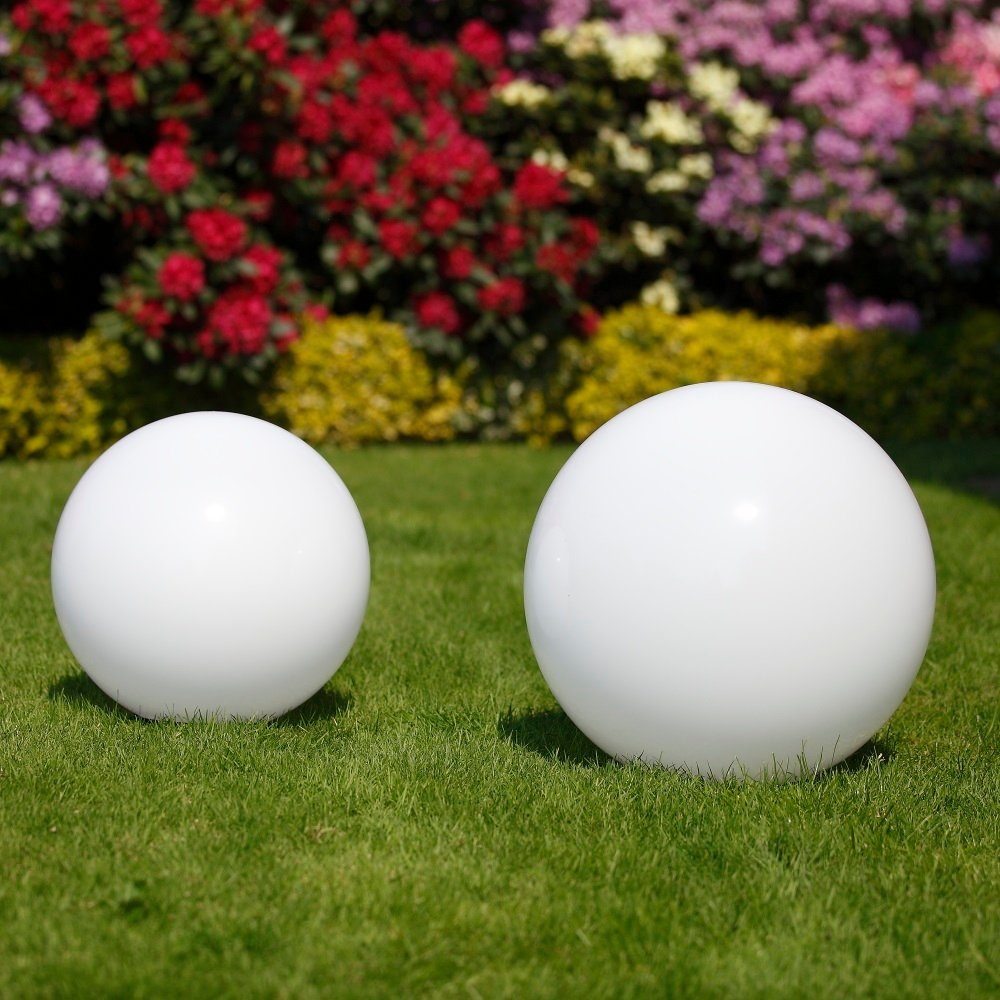 Home4Living Kugelleuchte Kugelleuchten 2er Set 20/30cm weiß E27 inkl. 3m Anschlußkabel, ohne Leuchtmittel, Dekorativ