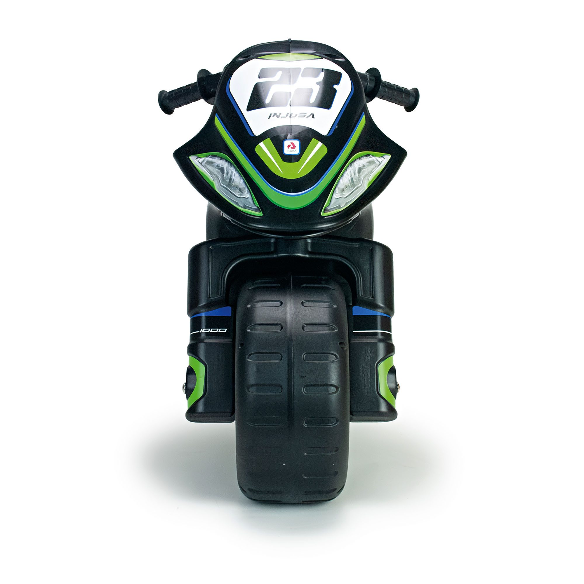 INJUSA Rutschmotorrad Winner Moto XL, Kinder Laufrad XL Motorrad mit breiten Rädern, ab 3 Jahren, bis 50 kg
