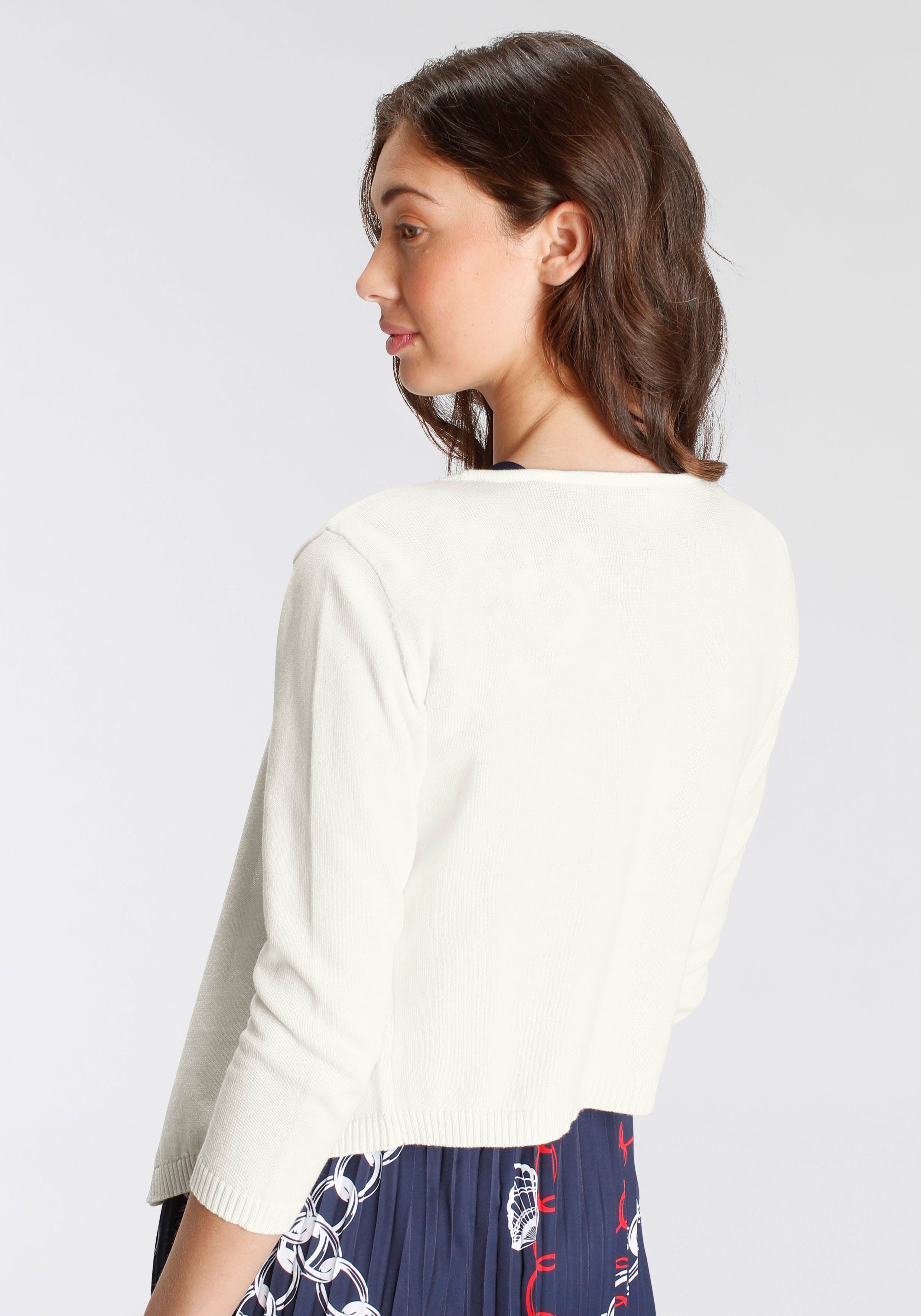 DELMAO Bolero in offener Kurzform günstig online kaufen