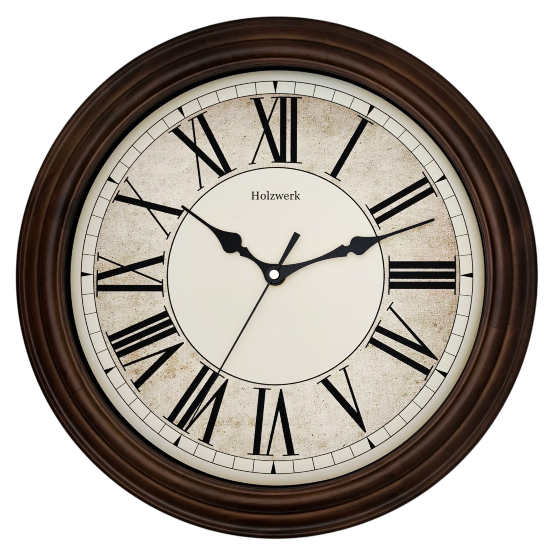 Holzwerk Wanduhr Vintage Retro Designer Quarzwanduhr günstig online kaufen