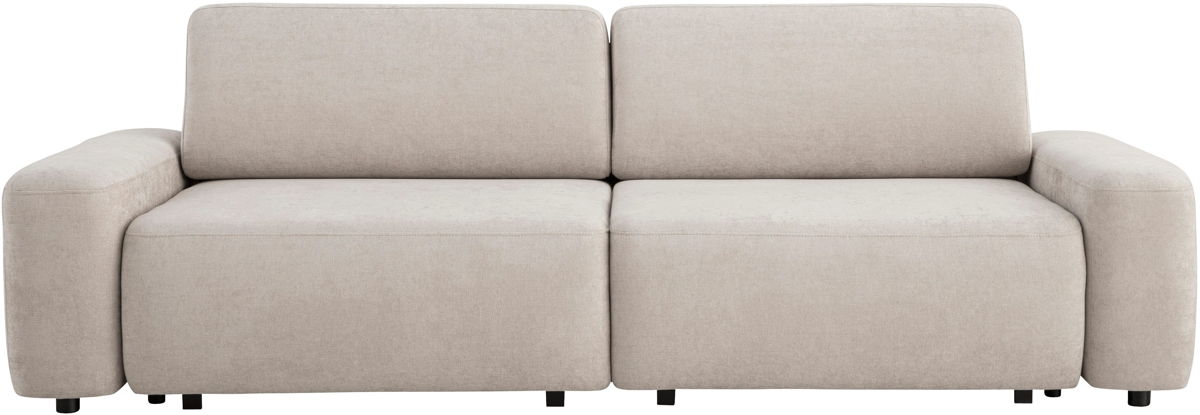 Home affaire 3-Sitzer TORGE (257cm), Sofa,Schlafsofa in Cord, Samtvelours, günstig online kaufen