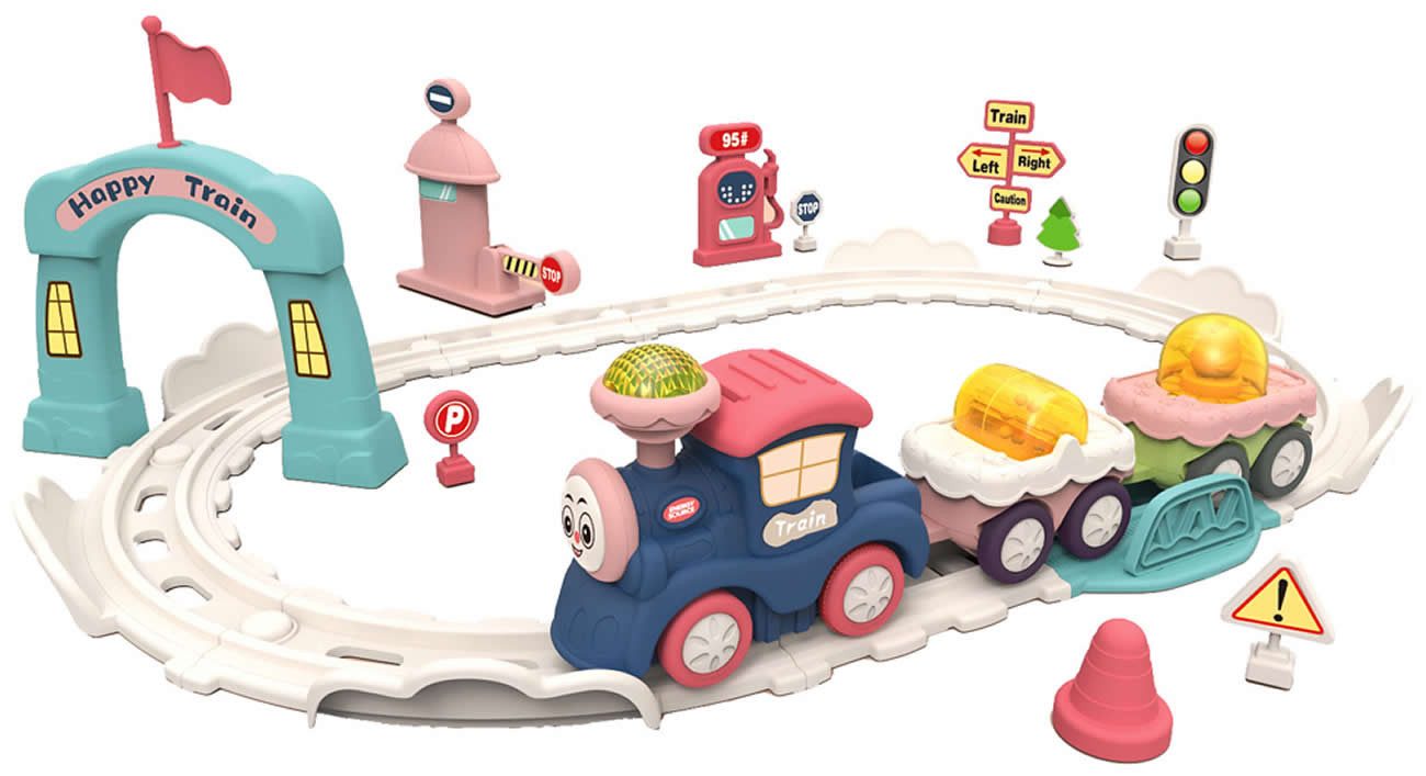 Diakakis Игрушки-Eisenbahn Zug Игрушки Dampflok Waggons Schiene Licht Sound