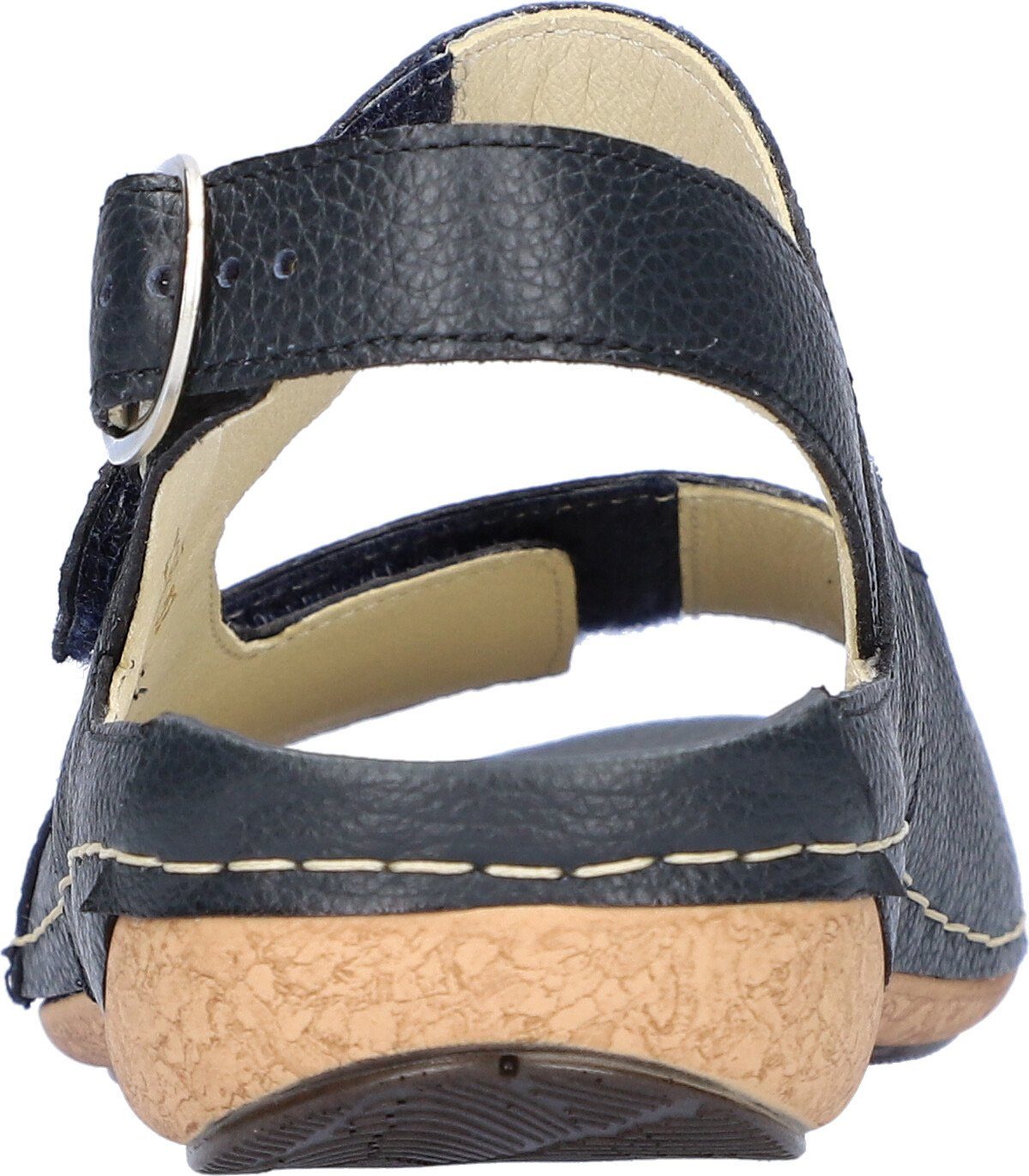 Waldläufer HELIETT Sandale, Sommerschuh, Sandalette, Keilabsatz, mit Klettverschlüssen, H-Weite