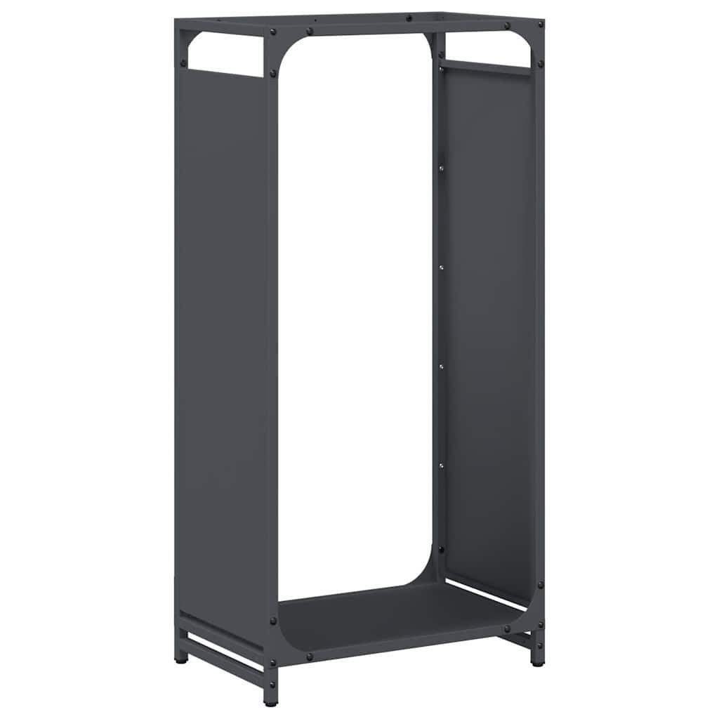 vidaXL Kaminholzregal Brennholzregal Anthrazit 44x28x90 cm Kaltgewalzter Stahl