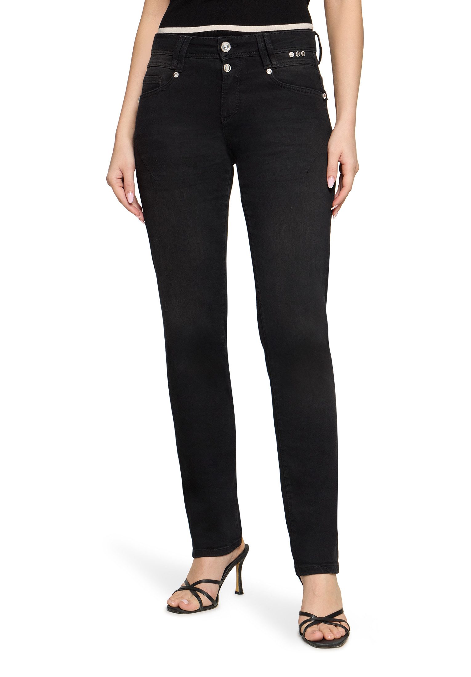 Betty Barclay Boyfriend-Jeans Damen mit Nieten