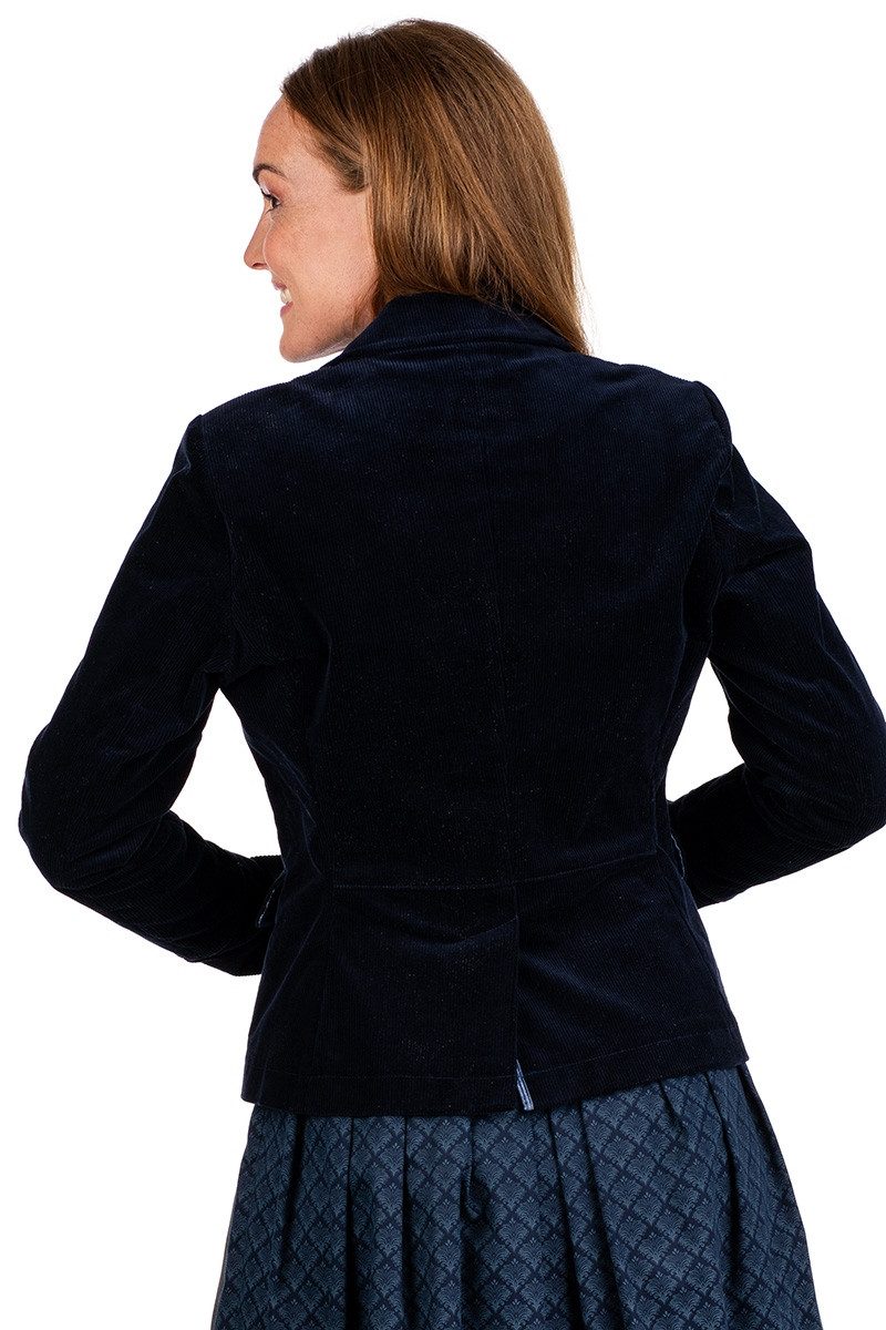 Spieth & Wensky Trachtenjanker Cordblazer Damen - EDELFASAN - dunkelblau günstig online kaufen