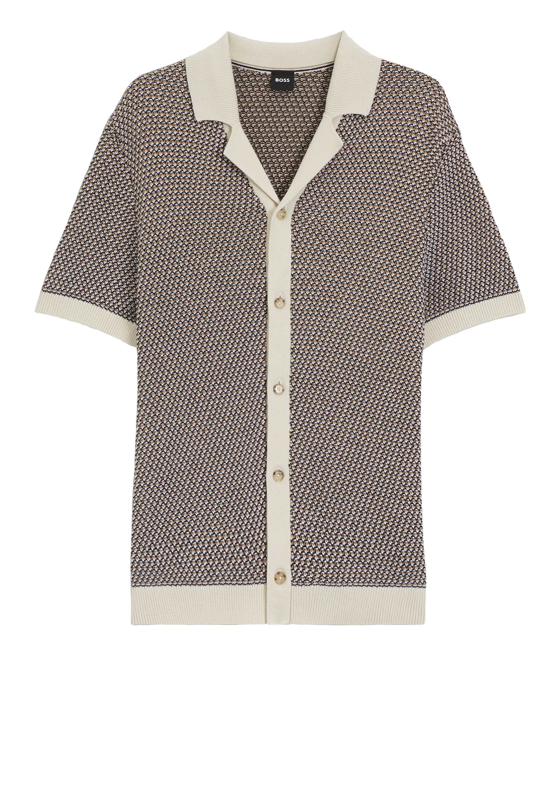 BOSS Strickjacke Iconico (1-tlg)