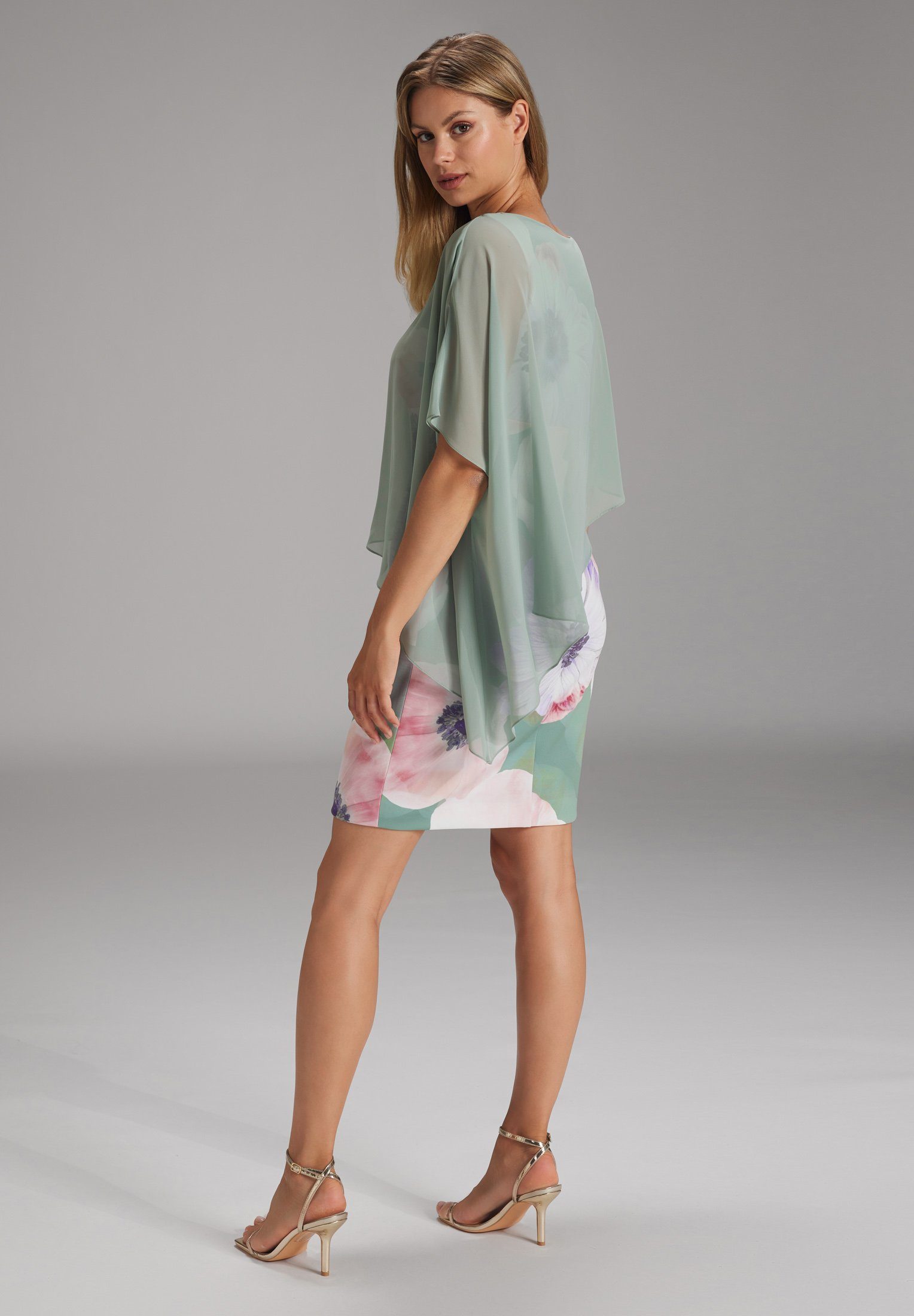 SWING Sommerkleid Taillierter Schnitt mit asymmetrisch günstig online kaufen