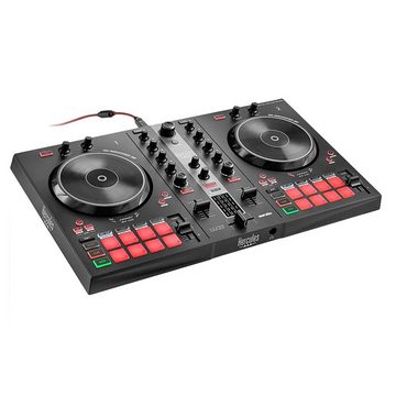 HERCULES DJ Controller Inpulse 300 MK2 mit DJ45 Kopfhörer und Mikrofasertuch