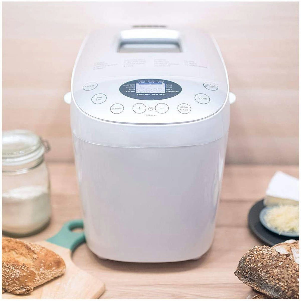 LIVOO Brotbackautomat DOP205 Brotbackmaschine mit 15 verschiedenen Programmen, 850 W