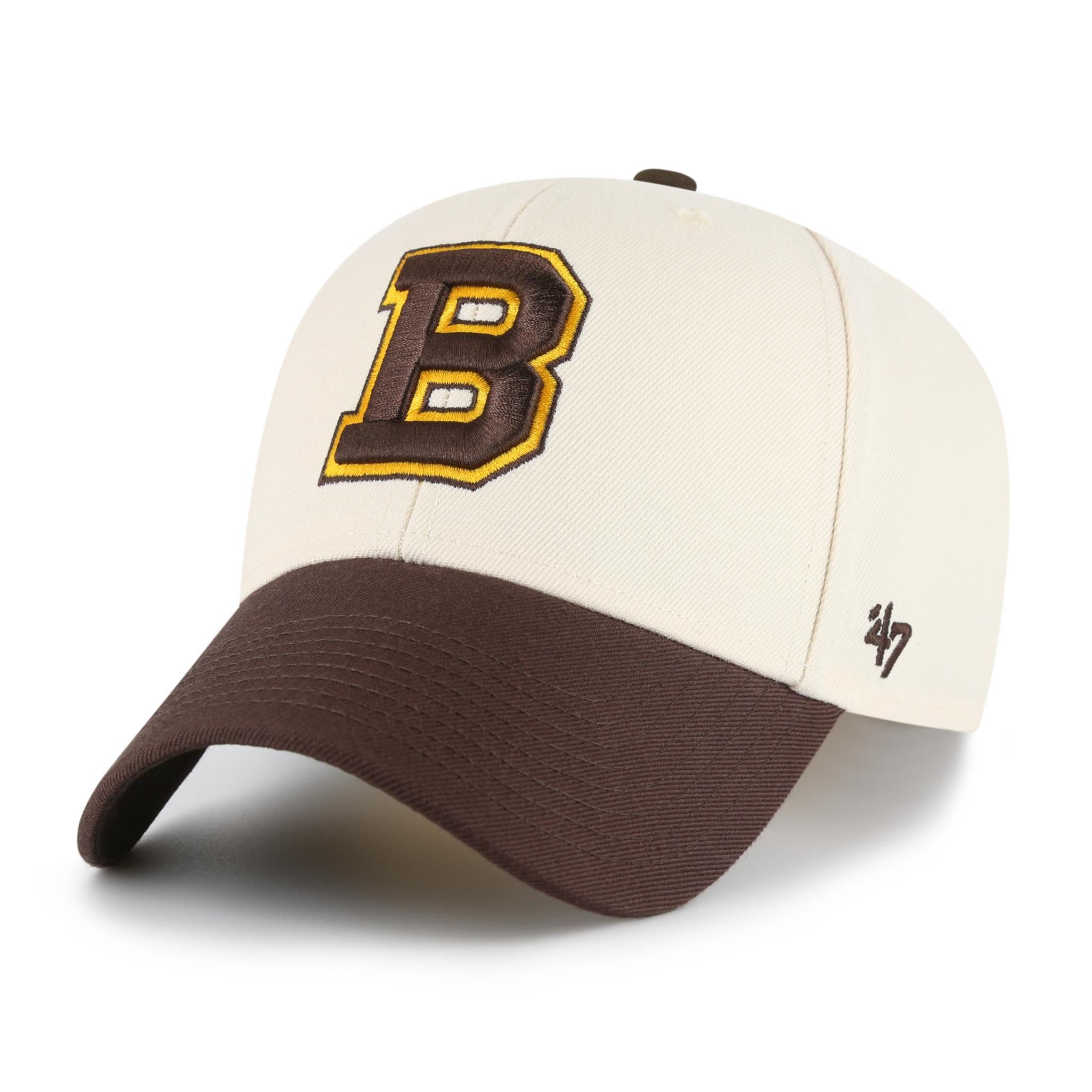 Baseball Cap '47 Brand Cap NHL Boston Bruins Replica Sure Shot Snap '47 MVP Natural