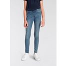 KIDSWORLD Jeansjeggings, Stetch-Jeans mit schmalem Bein schmale Beinform, mit Gummizug, lang, mit aufgesetzten Taschen