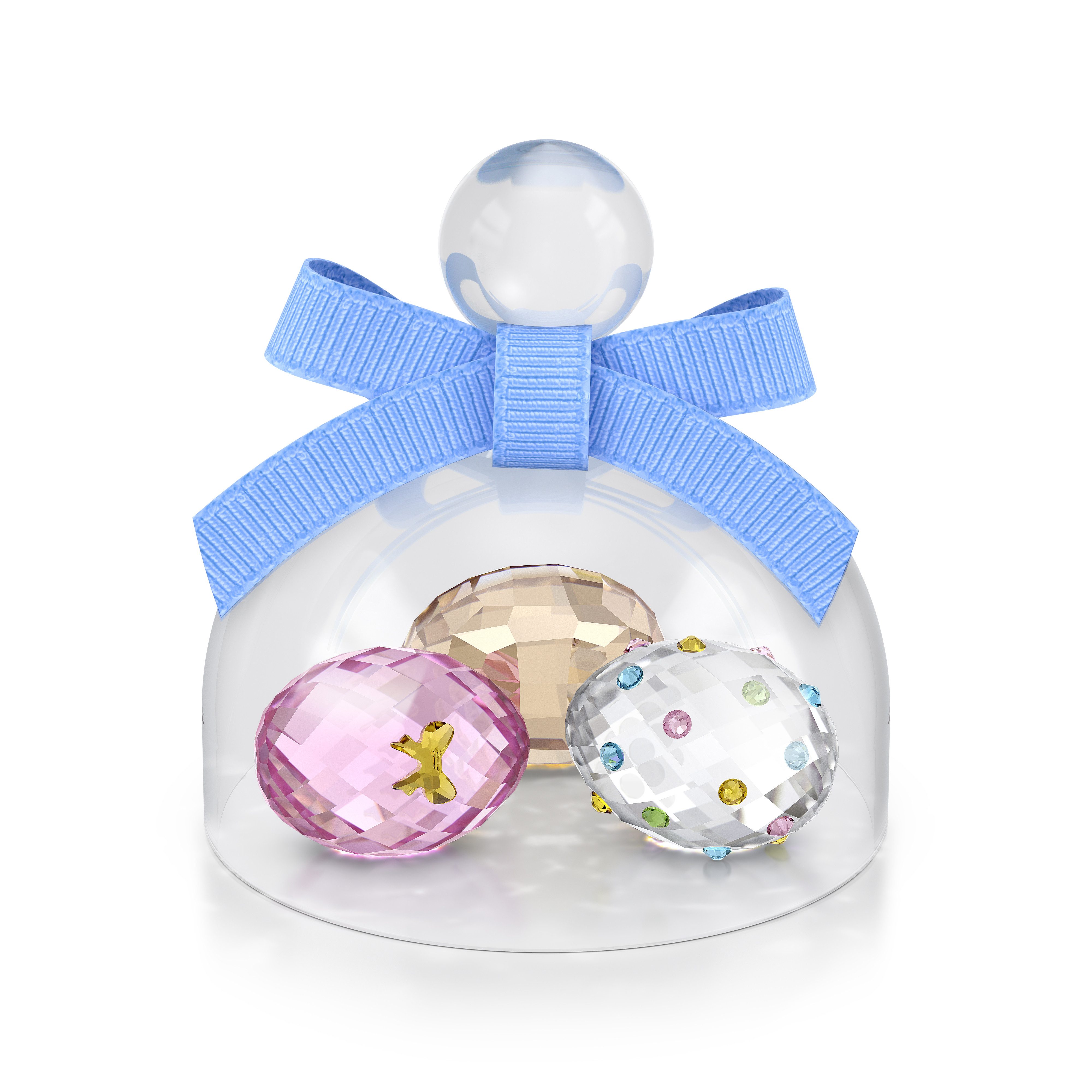Swarovski Osterei Kristallfigur Sammelfigur IDYLLIA BELL JAR EASTER EGGS (4 St), Swarovski® Kristall