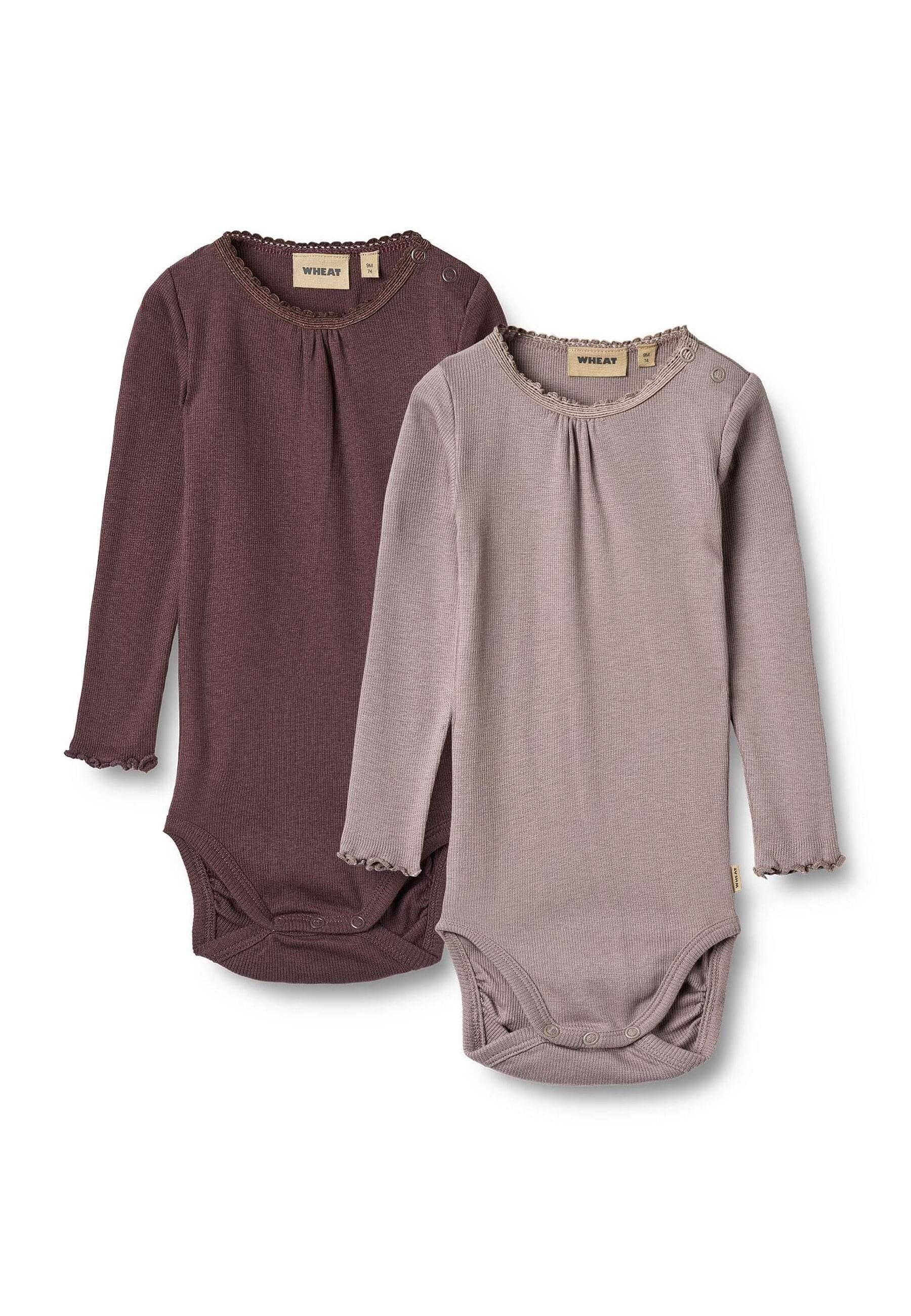 WHEAT Blusenbody WHEAT 2 Rib Body L/S Lotta