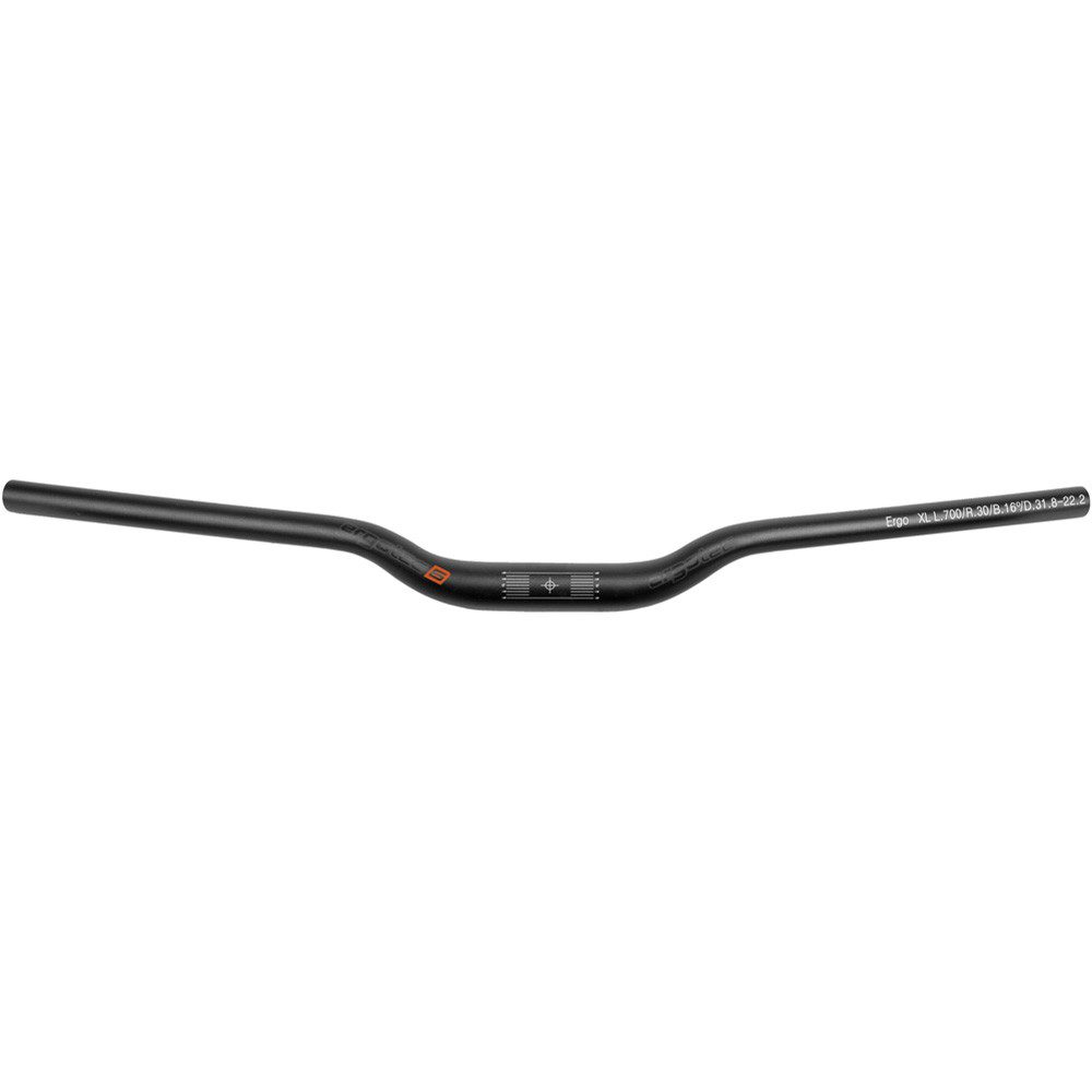 Fahrradlenker ErgoTec Lenker Ergo Plus Ø 31,8mm, Backsweep 14°, Upsweep 5° schwarz