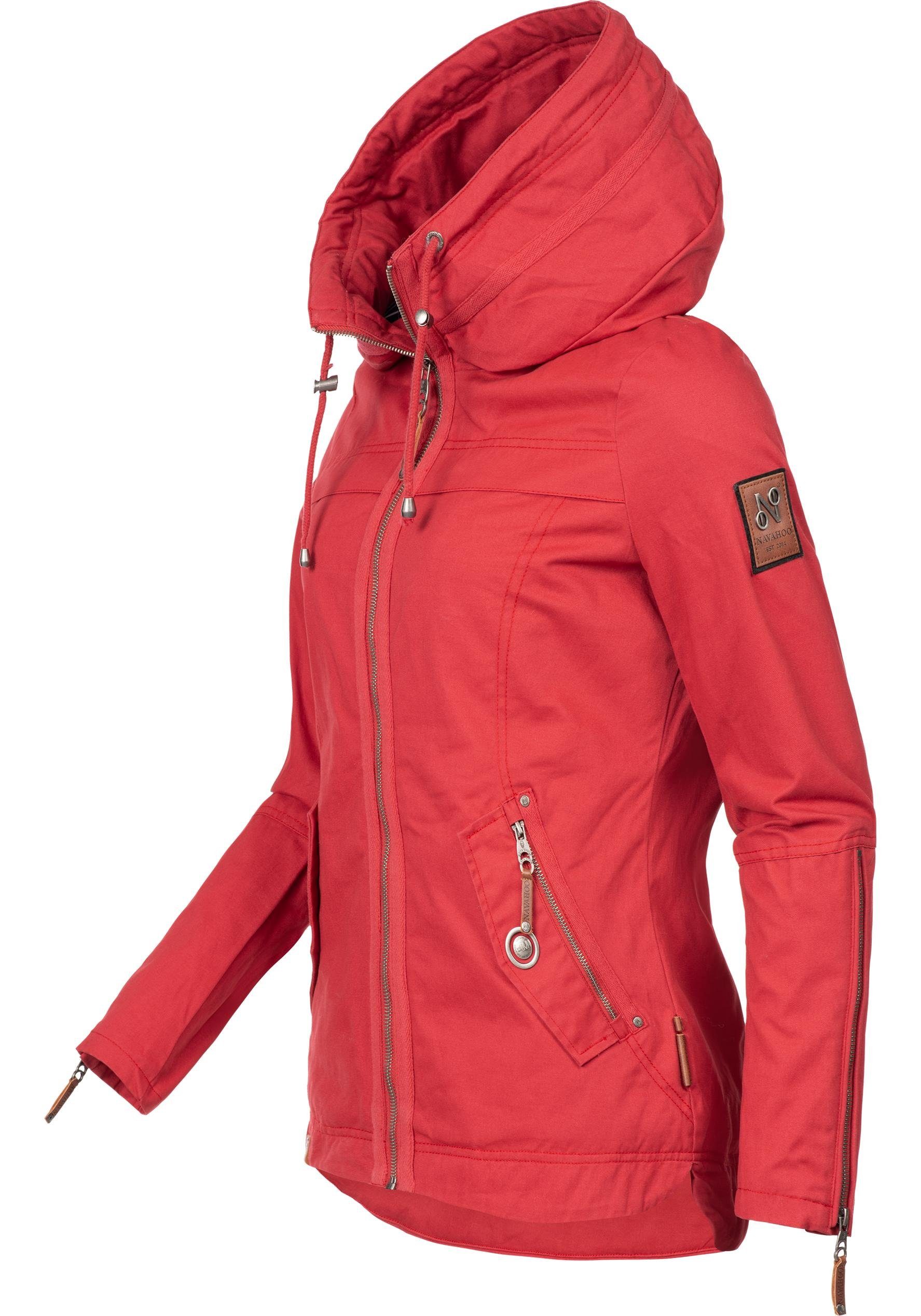 Navahoo Outdoorjacke Wekoo moderner Damen Übergangsparka aus Baumwolle mit günstig online kaufen