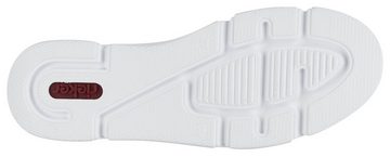 Rieker Plateausneaker in monochromer Optik, Freizeitschuh, Halbschuh, Schnürschuh