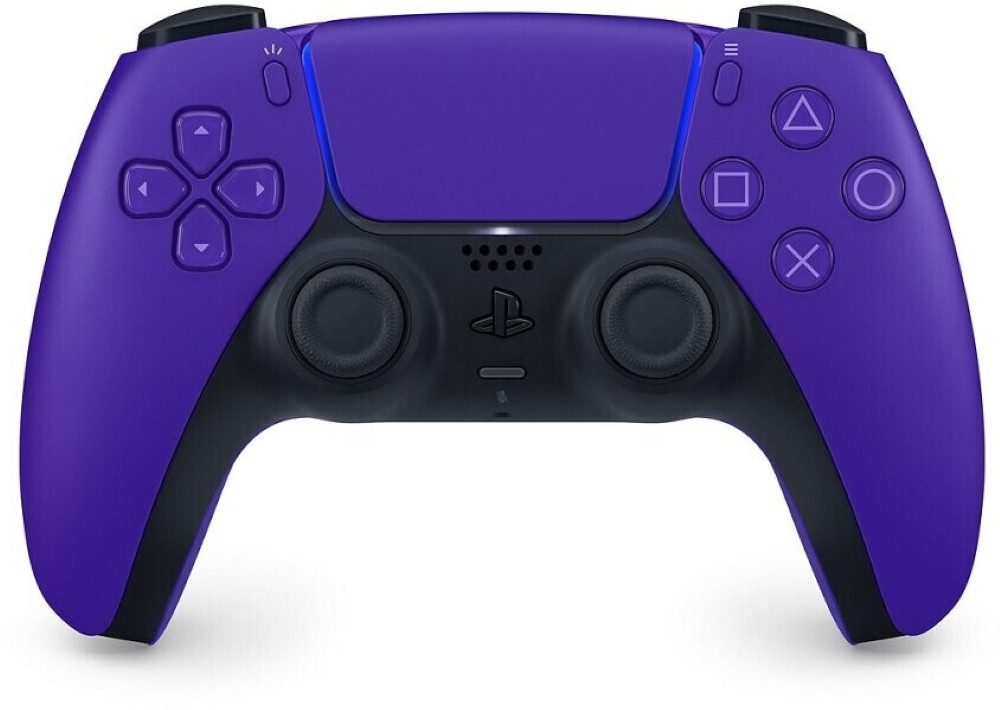 Playstation PS5 DualSense Wireless Controller Galactic Purple + SA DualSense Wireless-Controller (inkl. 2x Stickabdeckung/Schutz (Farbe zufällig)