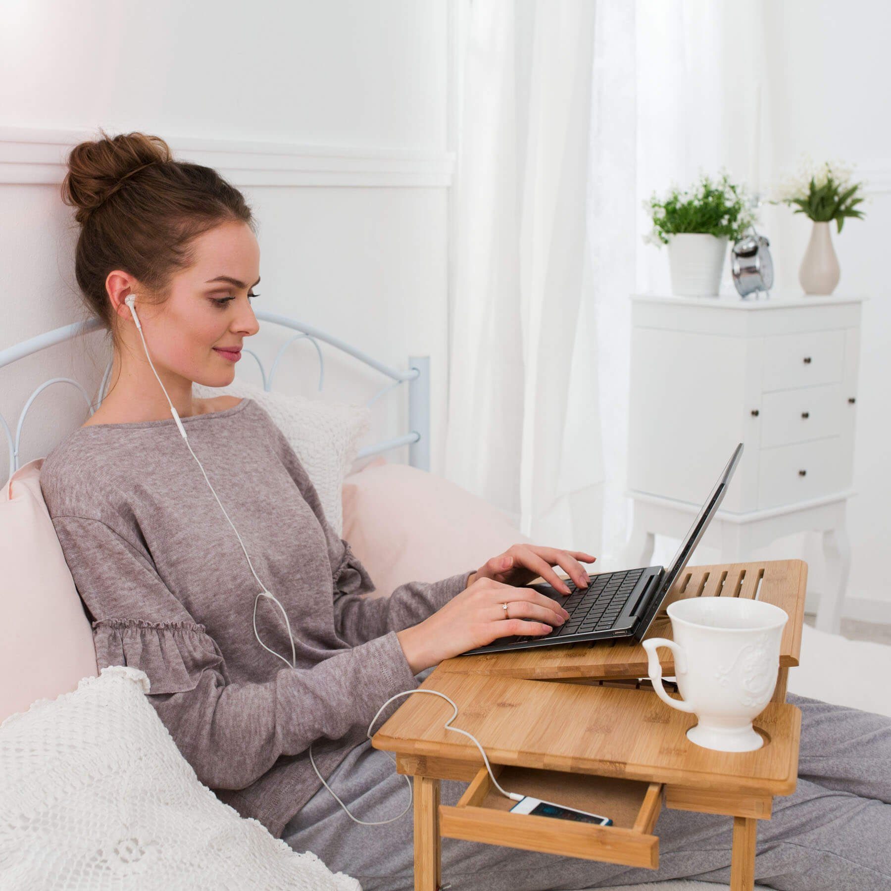 tectake Schreibtisch Laptoptisch (1-St., 1 tlg), günstig online kaufen