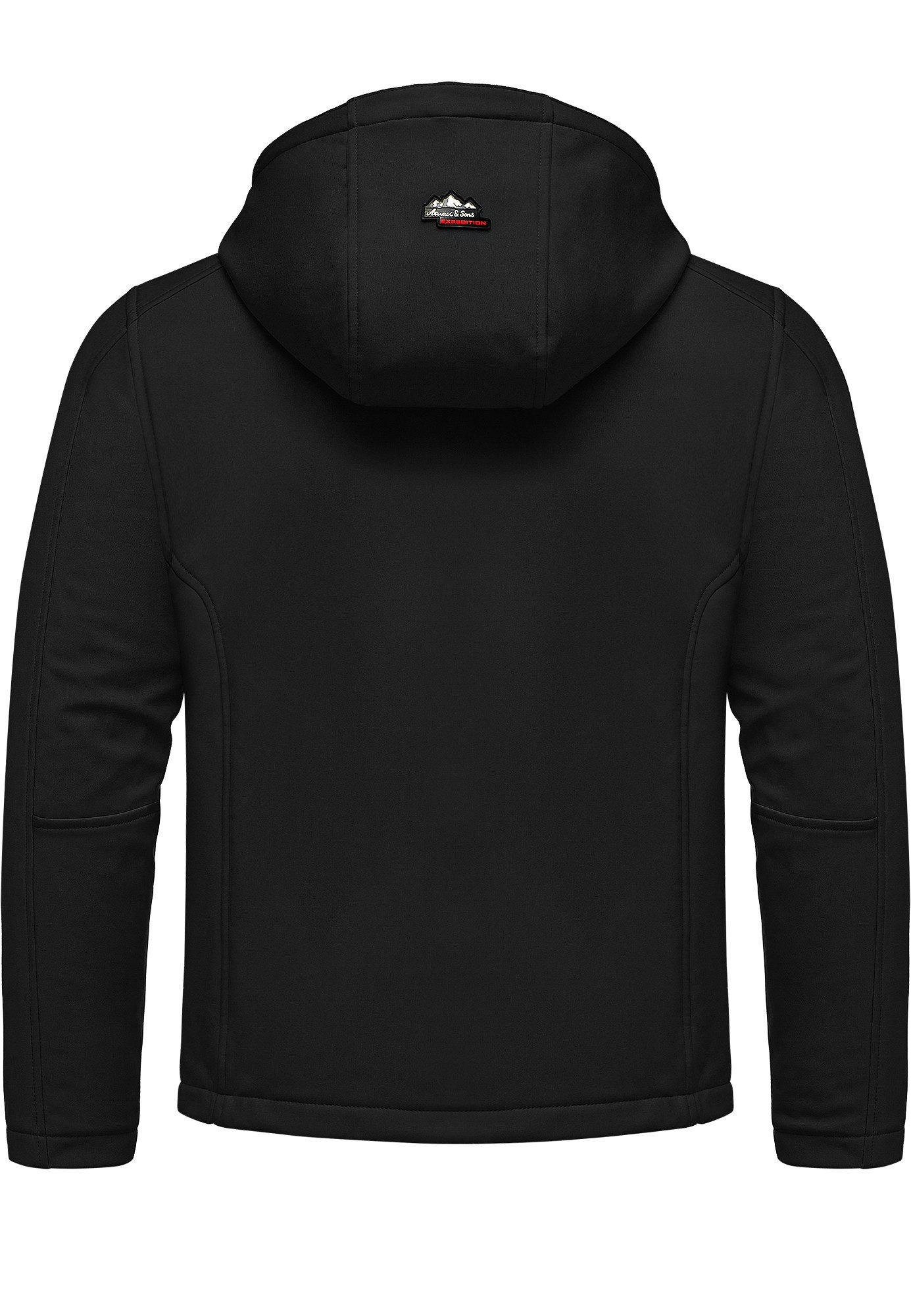 Amaci&Sons Softshelljacke Greeley Softshelljacke Herren Herbst Winter Softshell Funktions Outdoor Regenjacke