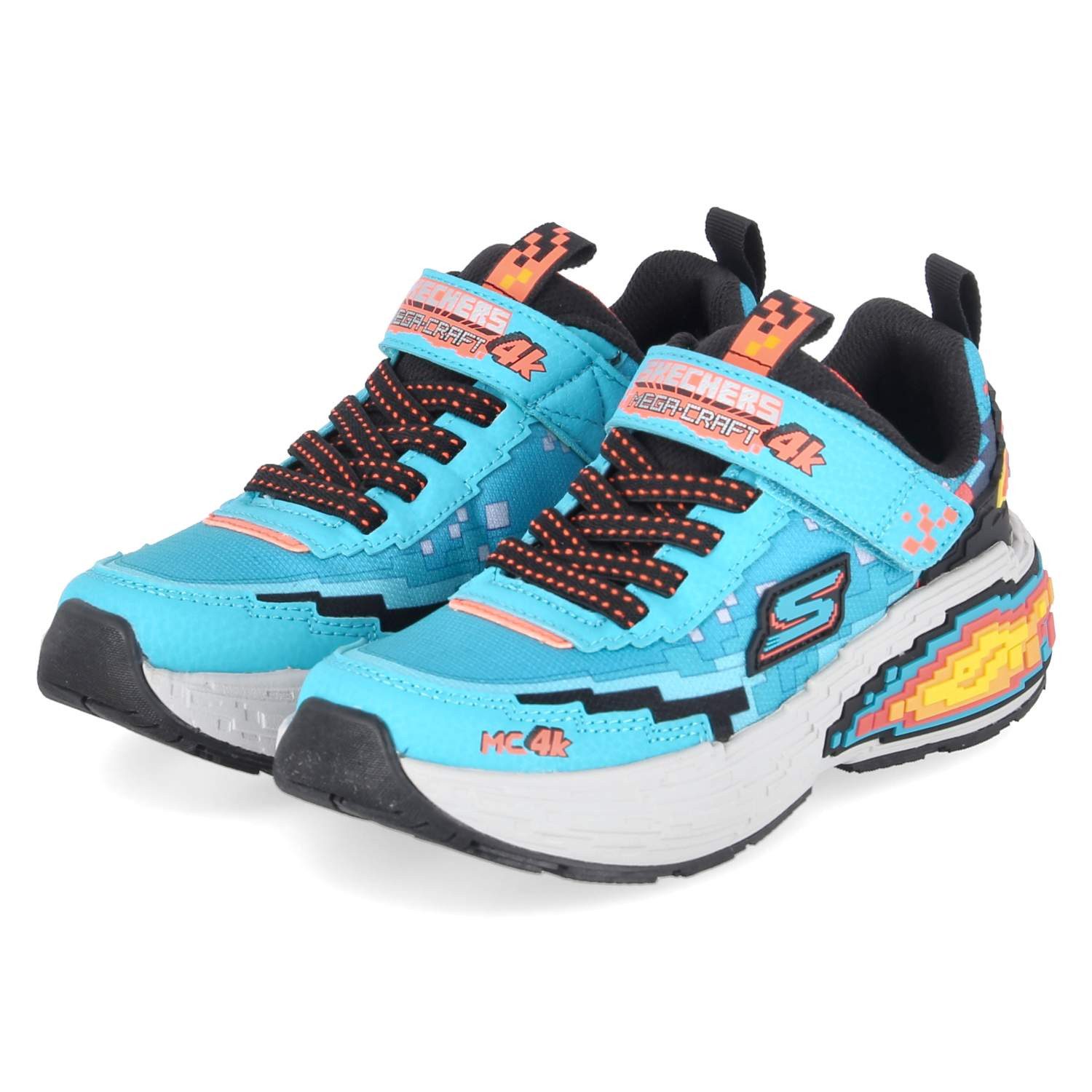 Skechers Skechers 402160L TQBK Jungen Textil & Synthetik blue Slipper