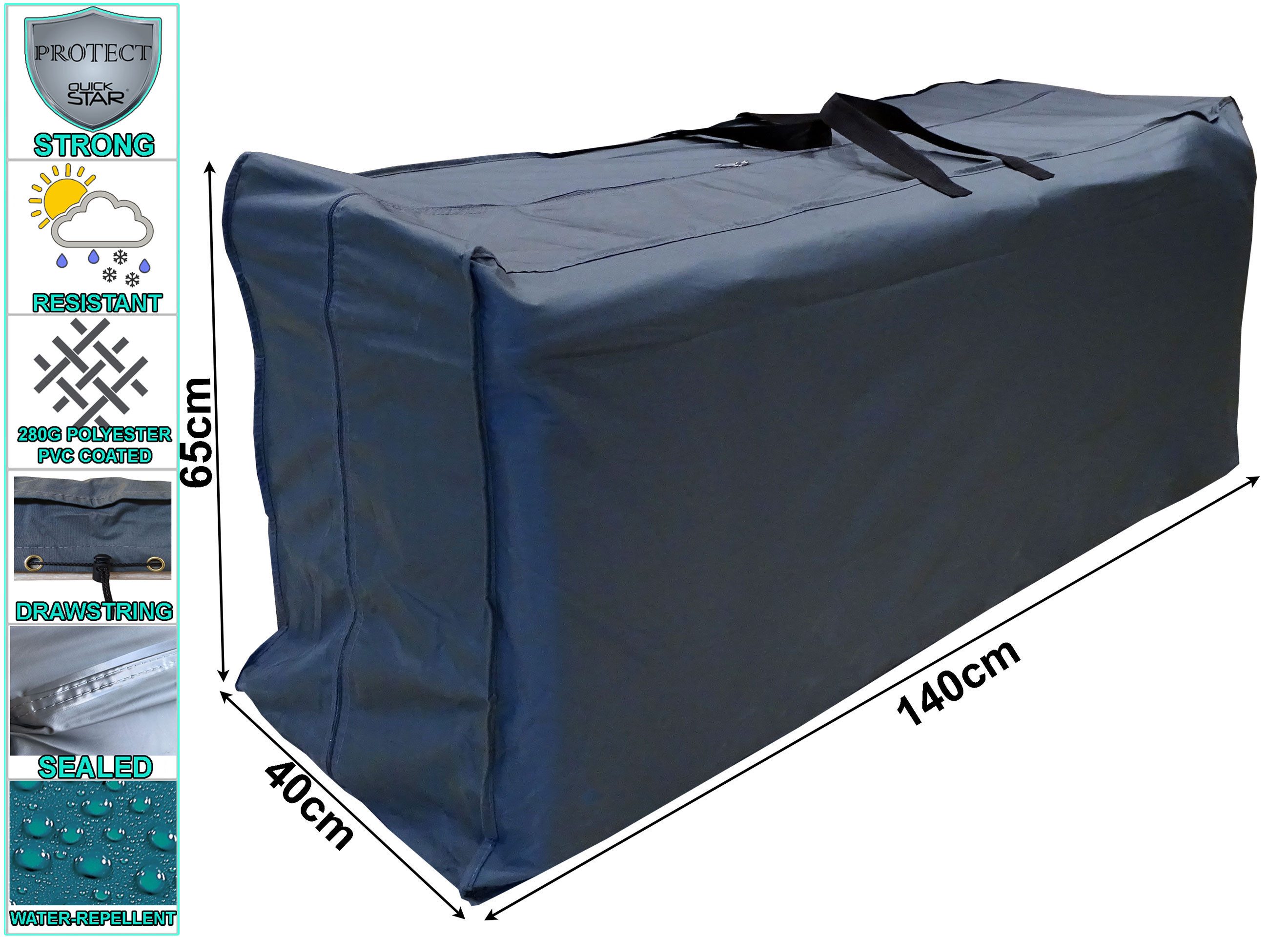 Quick Star Gartenmöbel-Schutzhülle Kissentasche Schutzhülle für Rollliegen/ günstig online kaufen