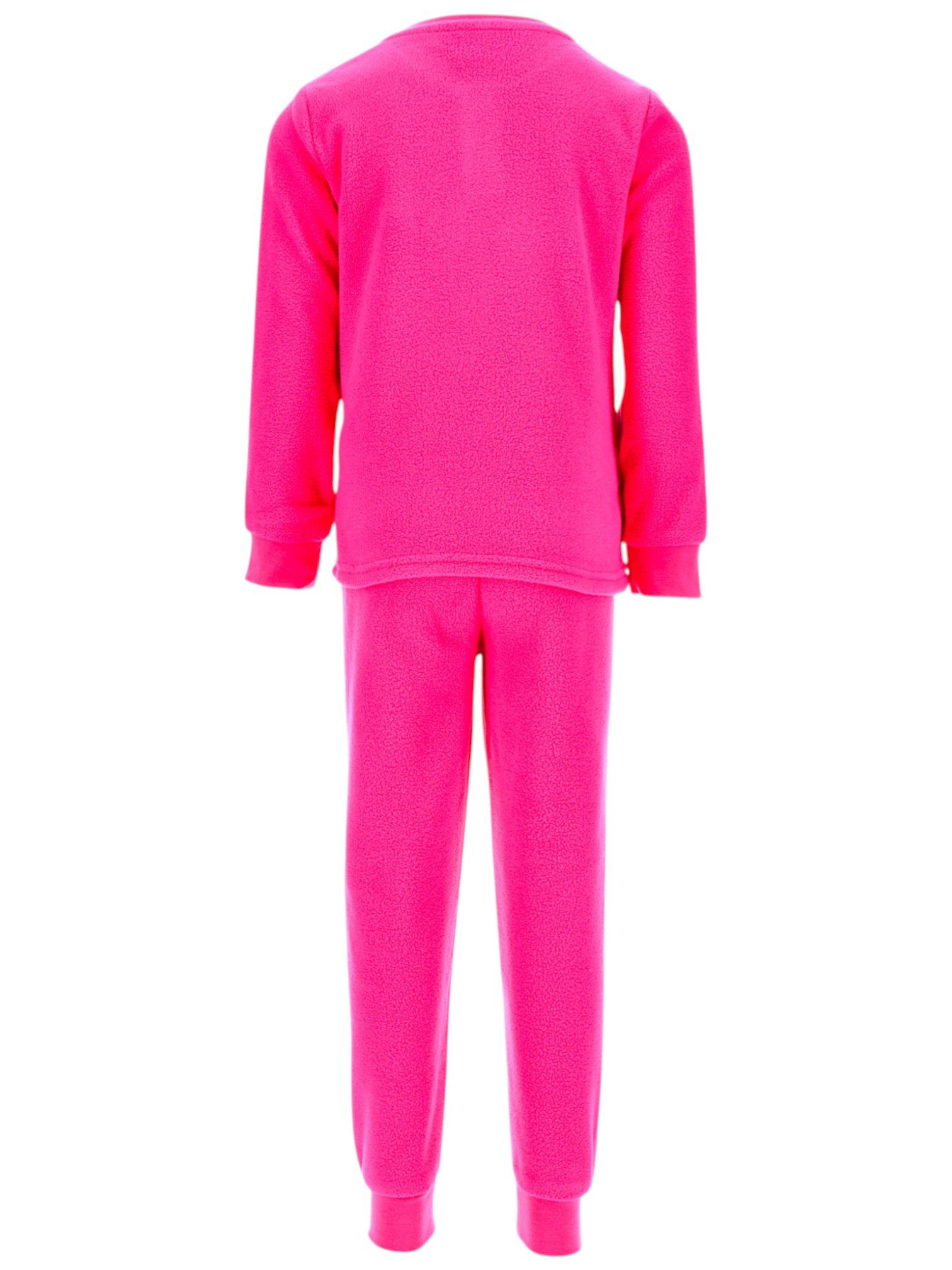 Disney Princess Schlafanzug Rapunzel, Belle & Cinderella in Geschenkverpackung (2 tlg) Mädchen Fleece Pyjama langarm Gr. 98 - 128 cm