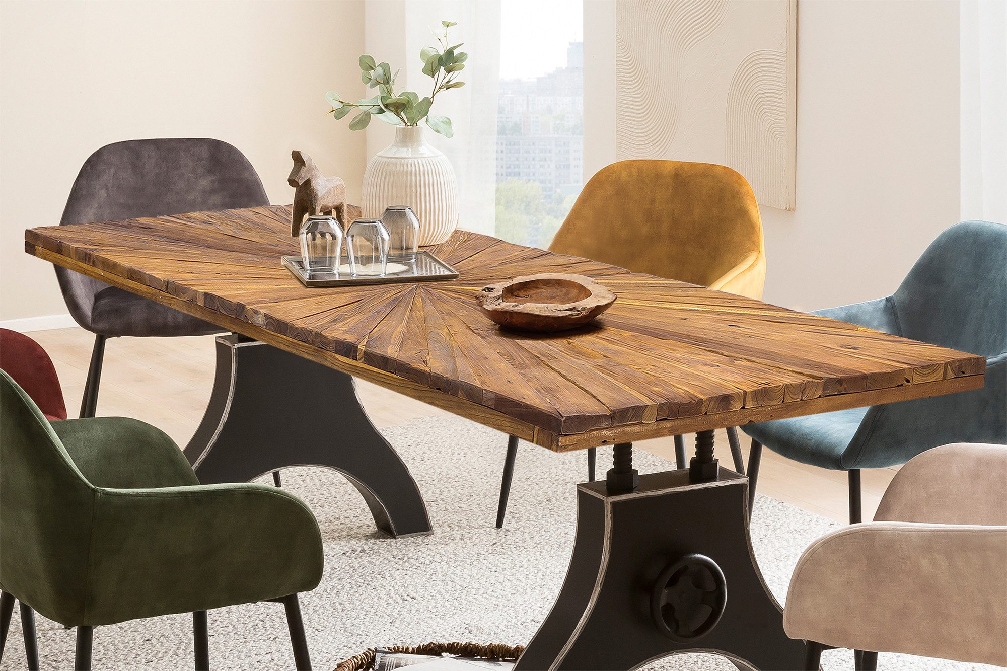 SIT Tischplatte (1 St), mit extravagantem Sonnendesign