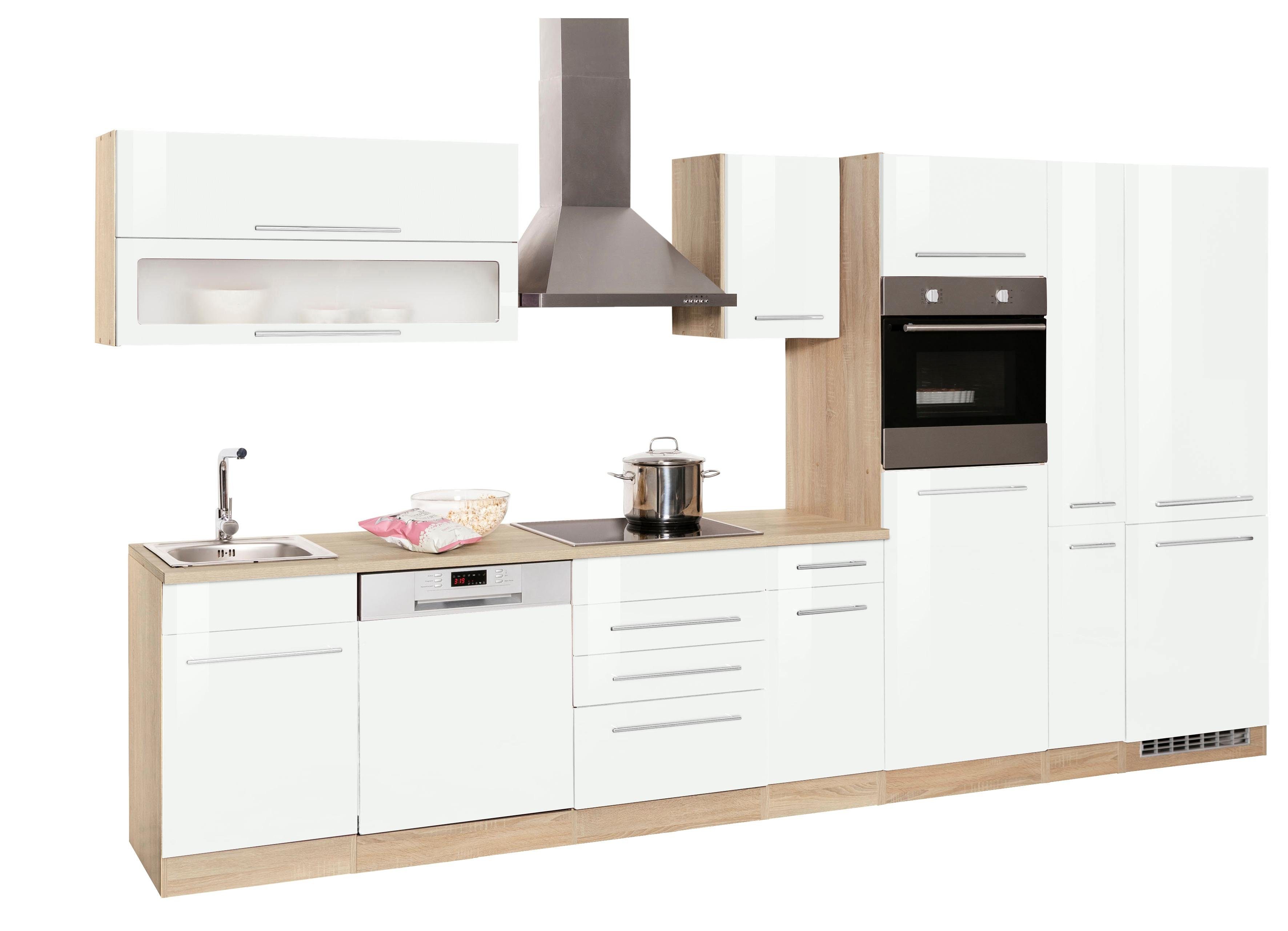 Front: weiß | Korpus: eichefarben