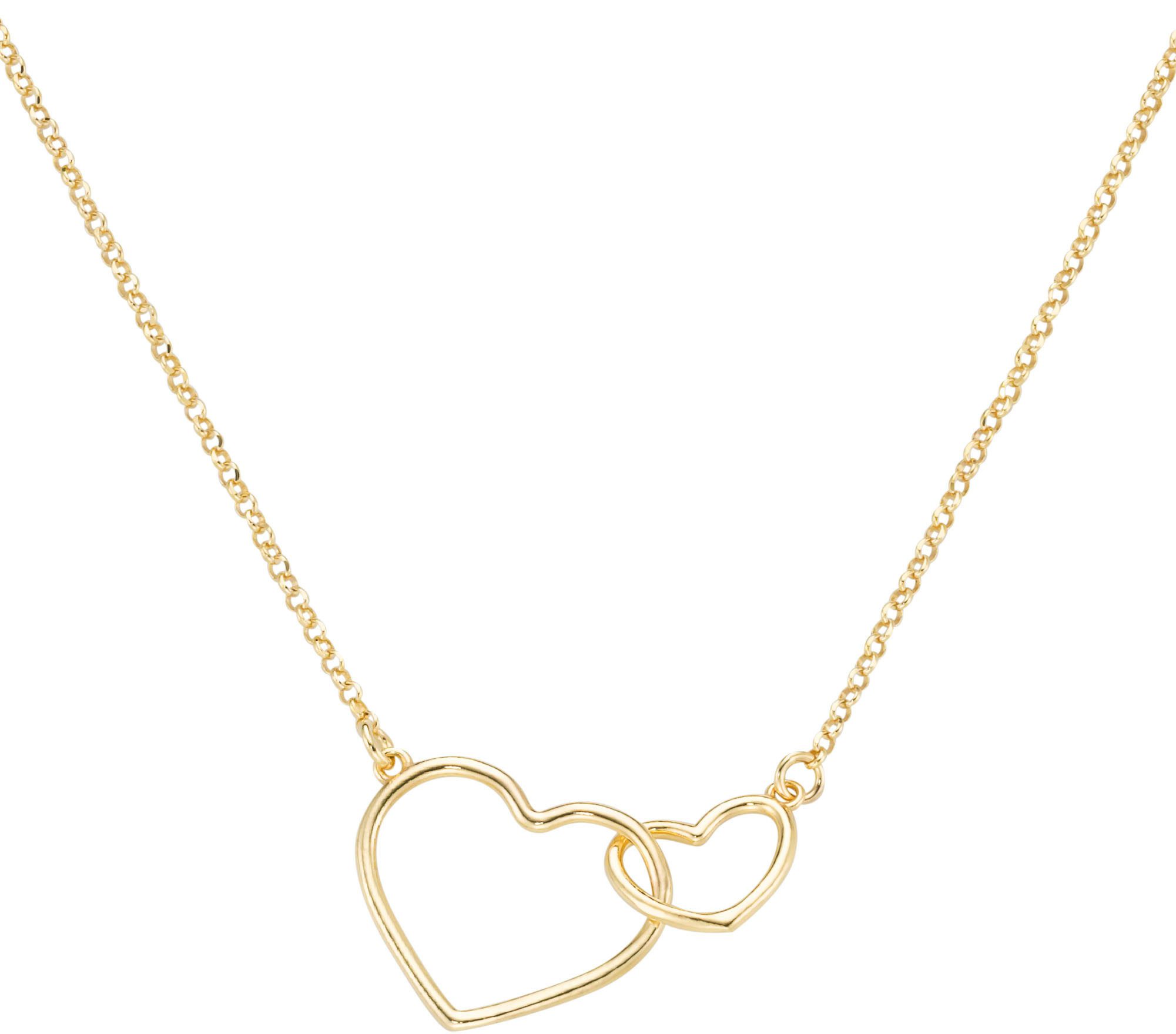 Firetti Kette mit Anhänger Schmuck Geschenk Silber 925 Halsschmuck Halskette Silberkette Herzen