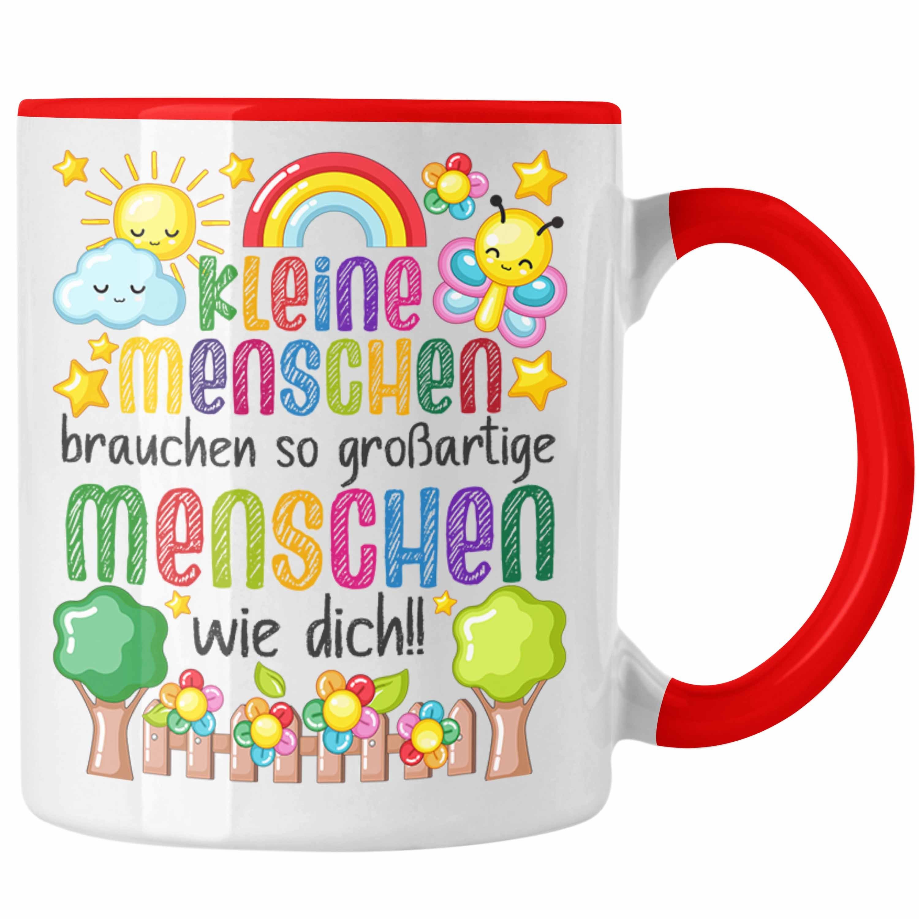 Trendation Tasse Trendation - Erzieherin Tasse Geschenk Danke Dankeschön Abschiedsgesch