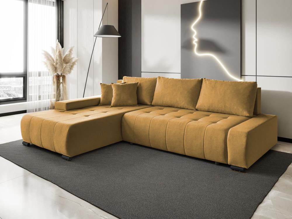 Beautysofa Ecksofa DRACO mit Schlaffunktion und günstig online kaufen