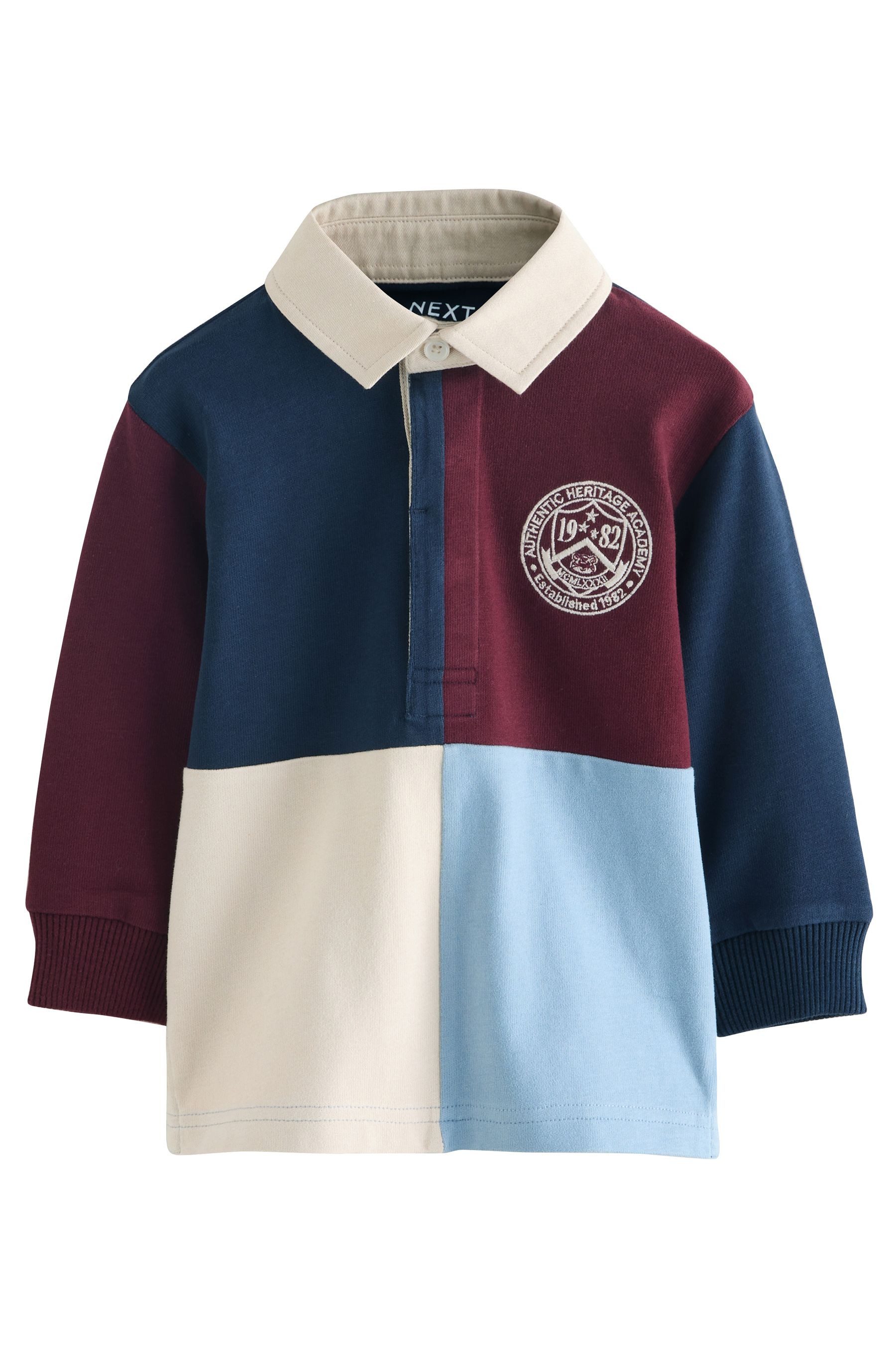 Next Langarm-Poloshirt Kurzärmeliges Rugby-Polohemd (1-tlg) günstig online kaufen
