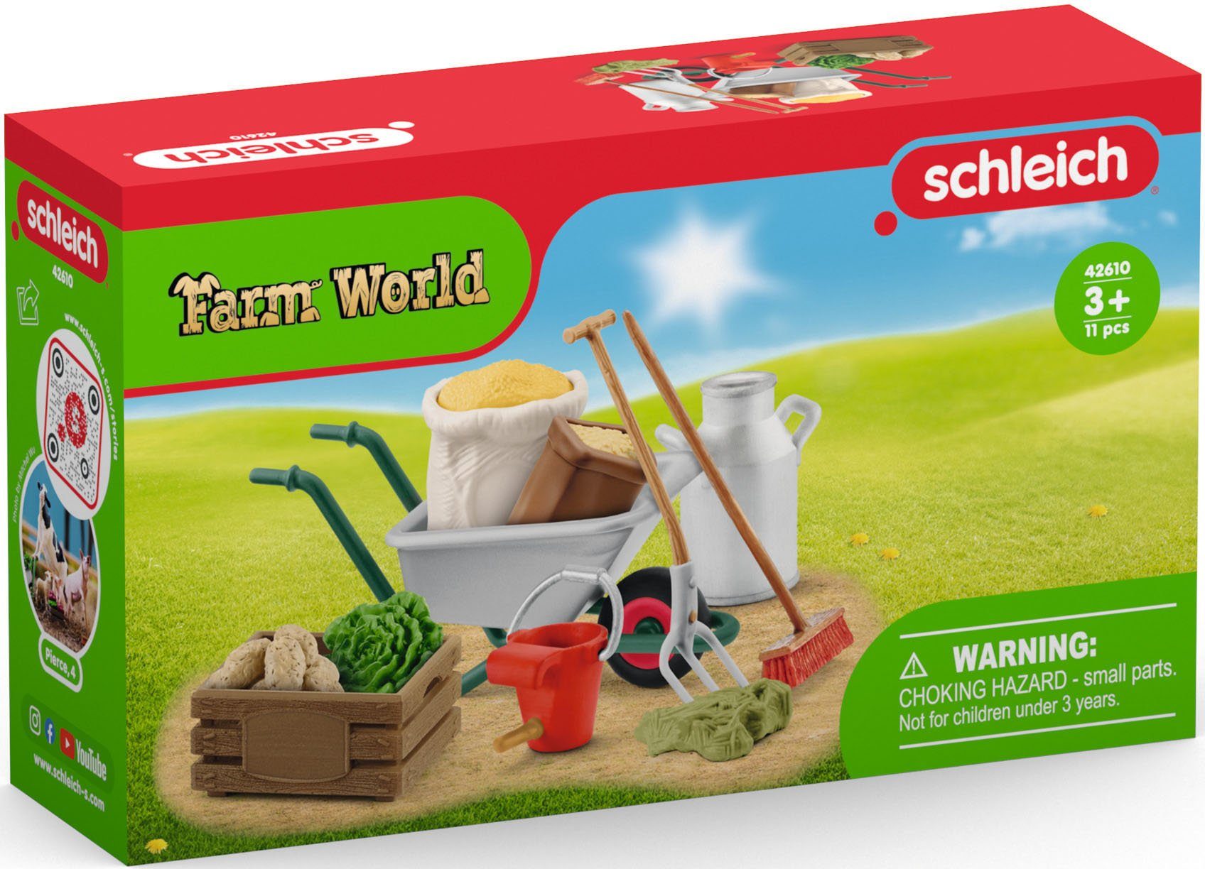 FARM Zubehör (42610) WORLD, Stallpflege Spielfigur Schleich®