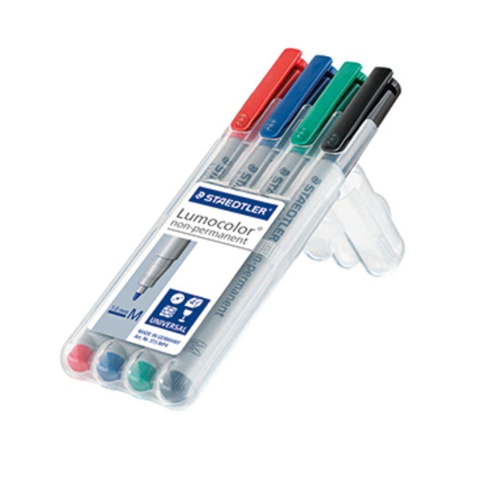 STAEDTLER Folienstift Staedtler Folienstift Lumocolor M non-permanent 315 315 WP4 Blau, Grün