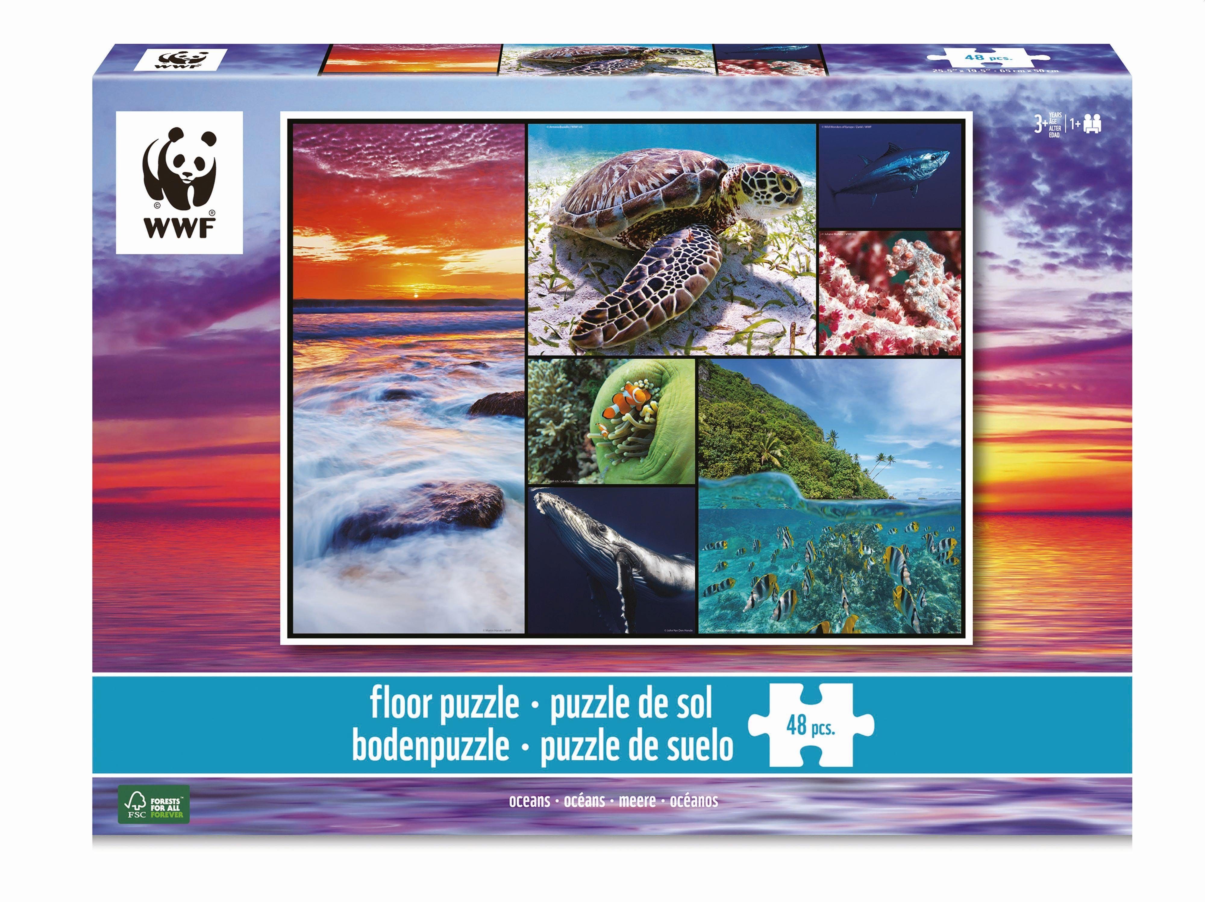 ambassador Puzzle Bodenpuzzle Ozean 48 Teile, Puzzleteile
