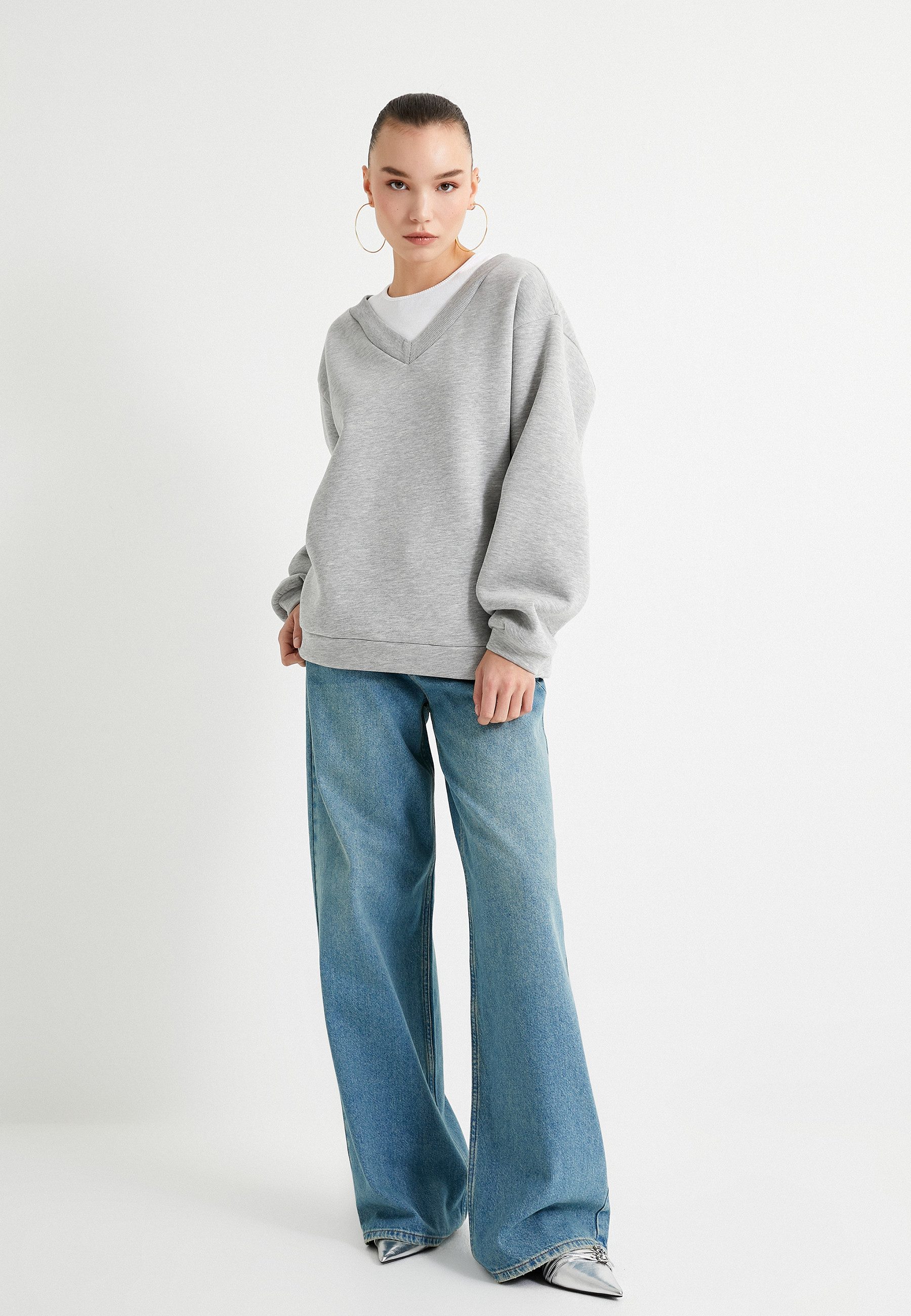 Koton Sweatshirt Koton Sweatshirt Mit Tanktop-Detail