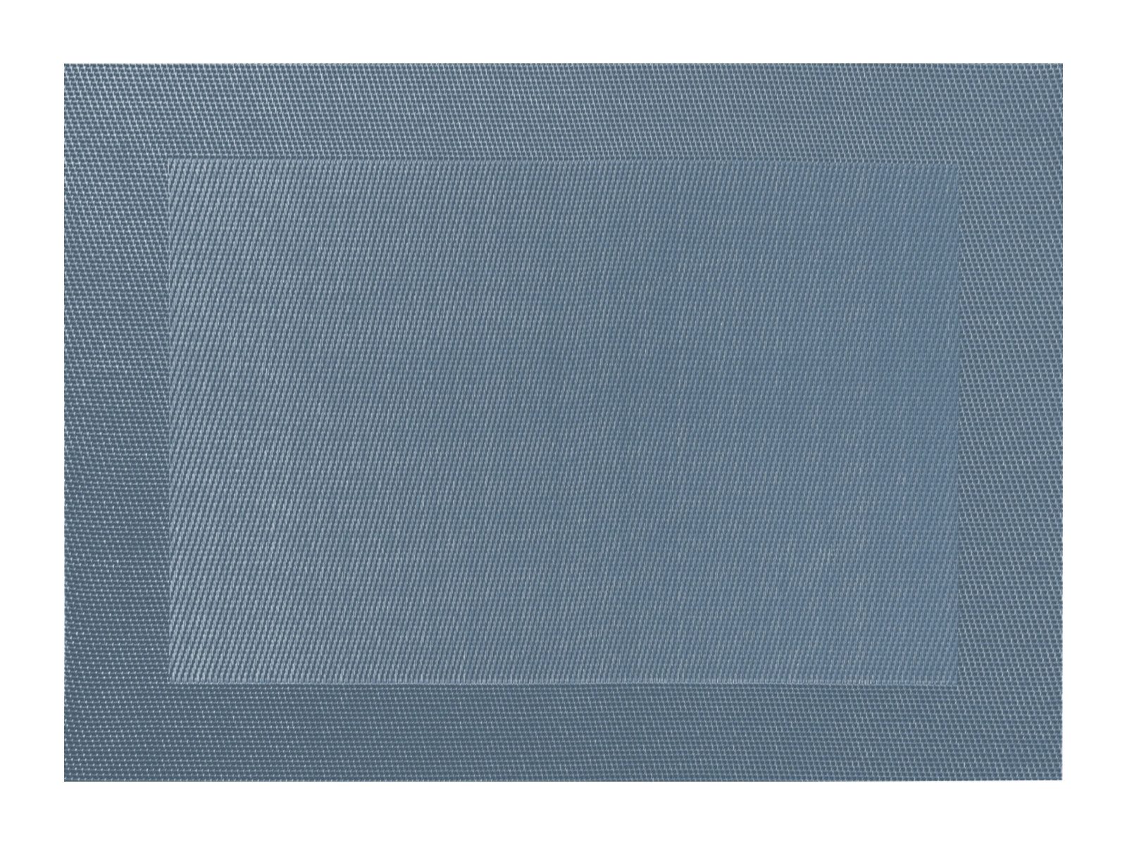 ASA SELECTION Platzset Tischset gewebter Rand bluestone 46 x 33 cm, Tischwäsche