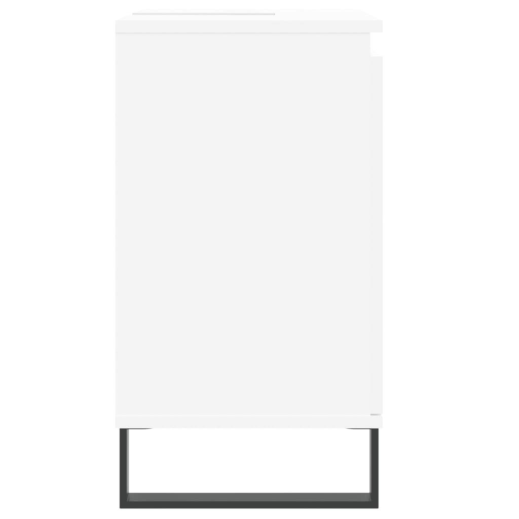 Badezimmerspiegelschrank Badezimmerschrank Weiß (1-St) 58x33x60 cm Holzwerkstoff vidaXL