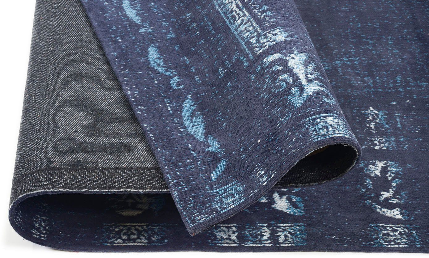 GALLERY M branded by Musterring Teppich Medaillon, rechteckig, Höhe: 5 mm, Flachgewebe, Chenille, Wohnzimmer