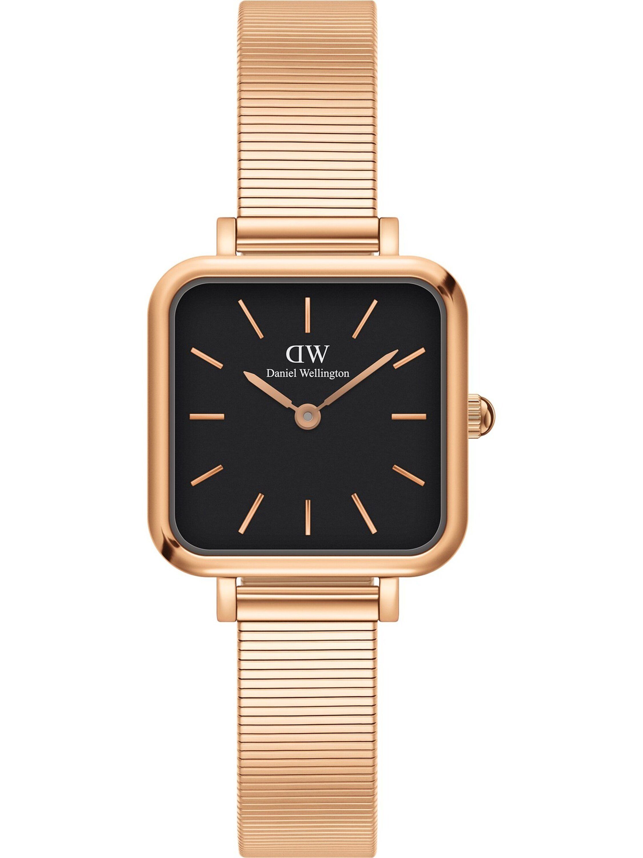 Daniel Wellington Chronograph Quadro Studio RG Black, (1-tlg)