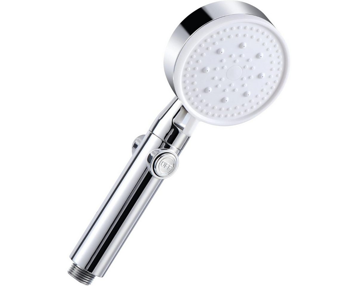 COFI 1453 Handbrause Duschkopf mit 5 Strahlarten und Wasserstopp Taste G1/2, (1-tlg)