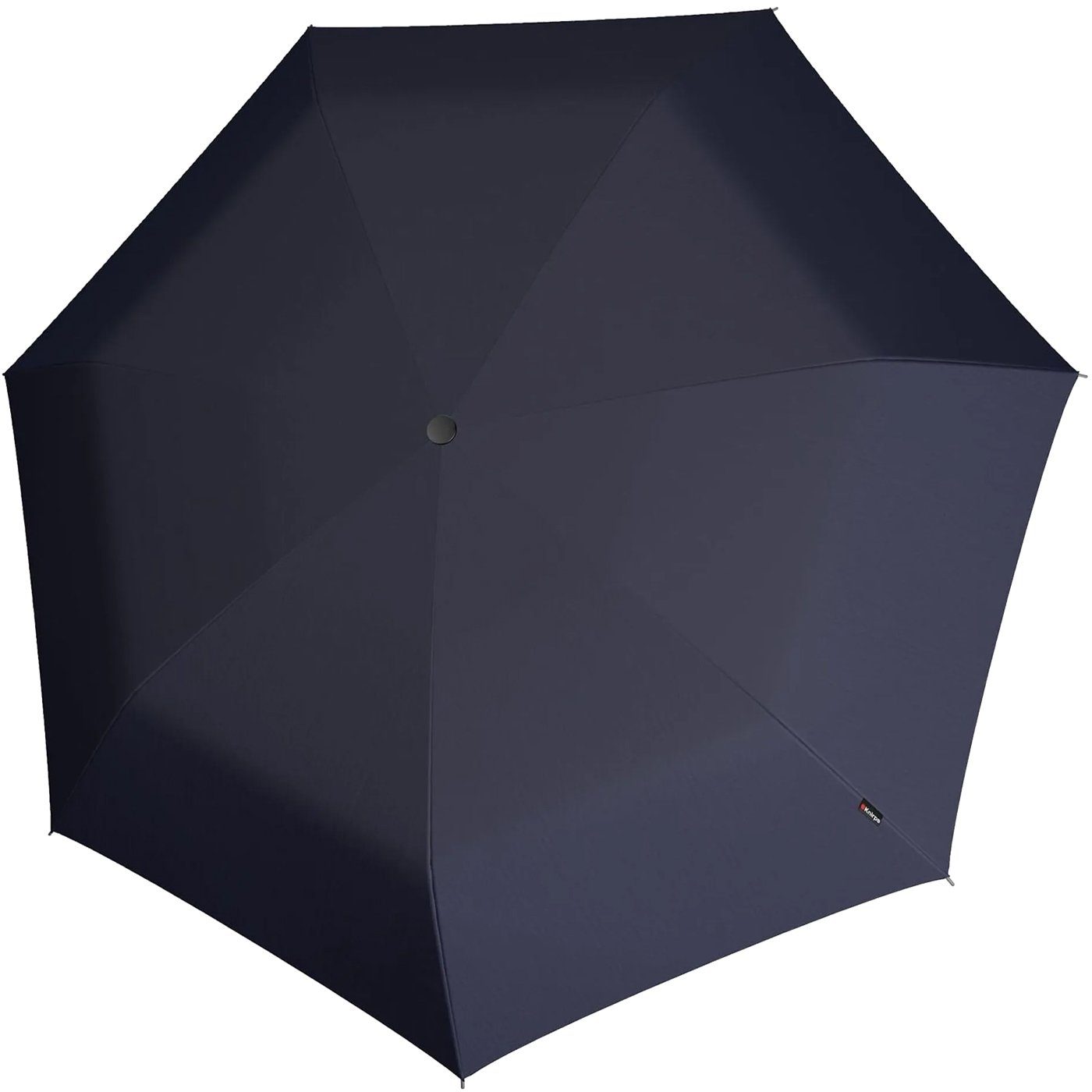 mit Taschenregenschirm Knirps® durch Schlaufe im die Befestigungsmöglichkeit Damen-Schirm X1 mini Glam Glitzer-Etui, navy