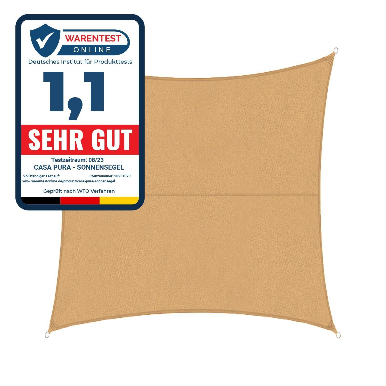Karat Sonnensegel, wetterfest