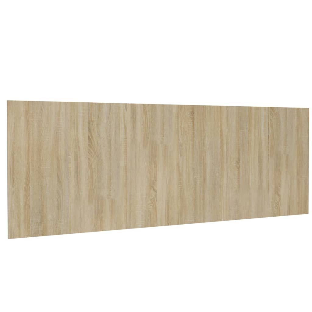 vidaXL Wand-Kopfteil Kopfteil Holzwerkstoff, (1 St) Sonoma-Eiche 240x1,5x80 cm
