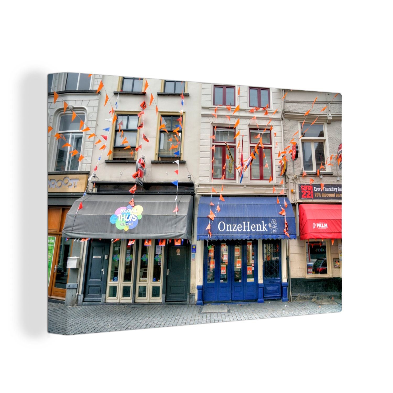 OneMillionCanvasses® Leinwandbild Breda - Niederlande - Architektur, (1 St), Wandbild Leinwandbilder, Aufhängefertig, Wanddeko, 30x20 cm | Leinwandbilder