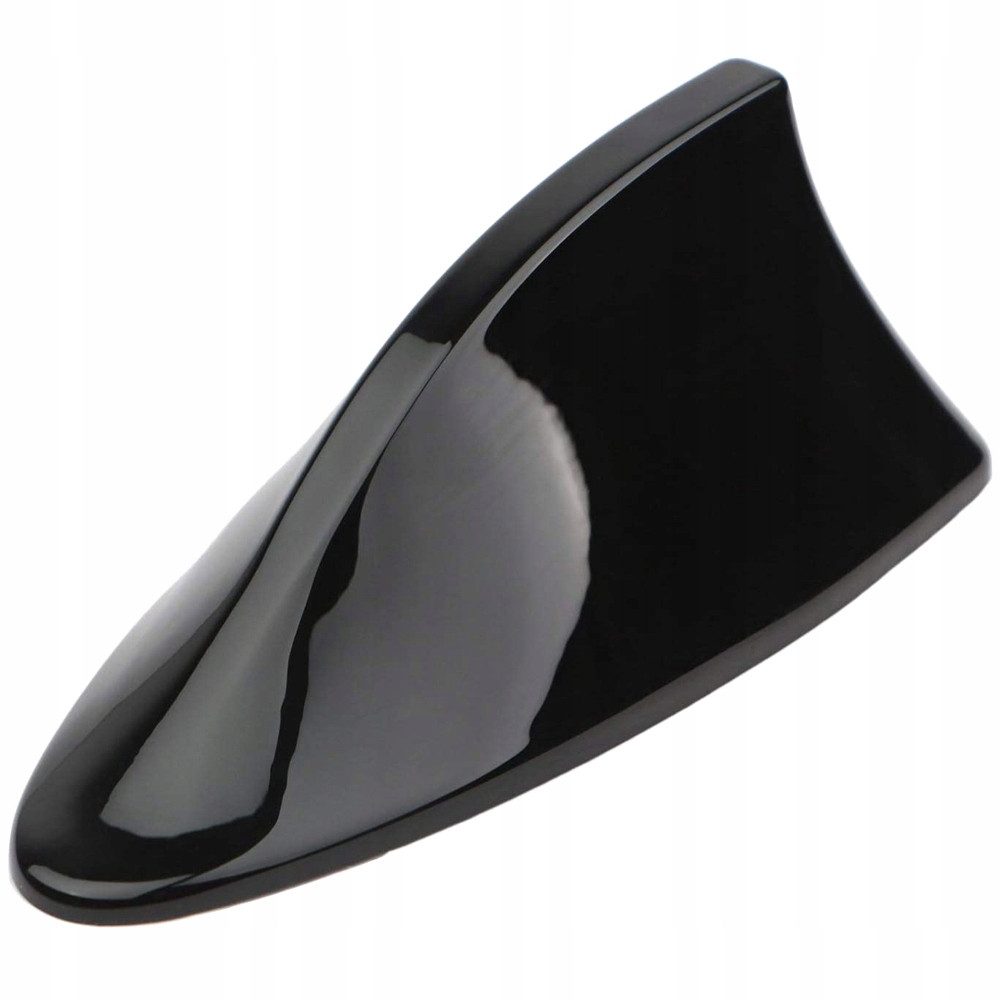 VERK GROUP Auto Haifisch Antenne Shark AM/FM Dachantenne Universal Schwarz Dachantenne (für PKW, Limousinen, Kombis, SUV, Fahrzeugnachrüstung), Haifischflossen-Design, werkzeuglose Montage